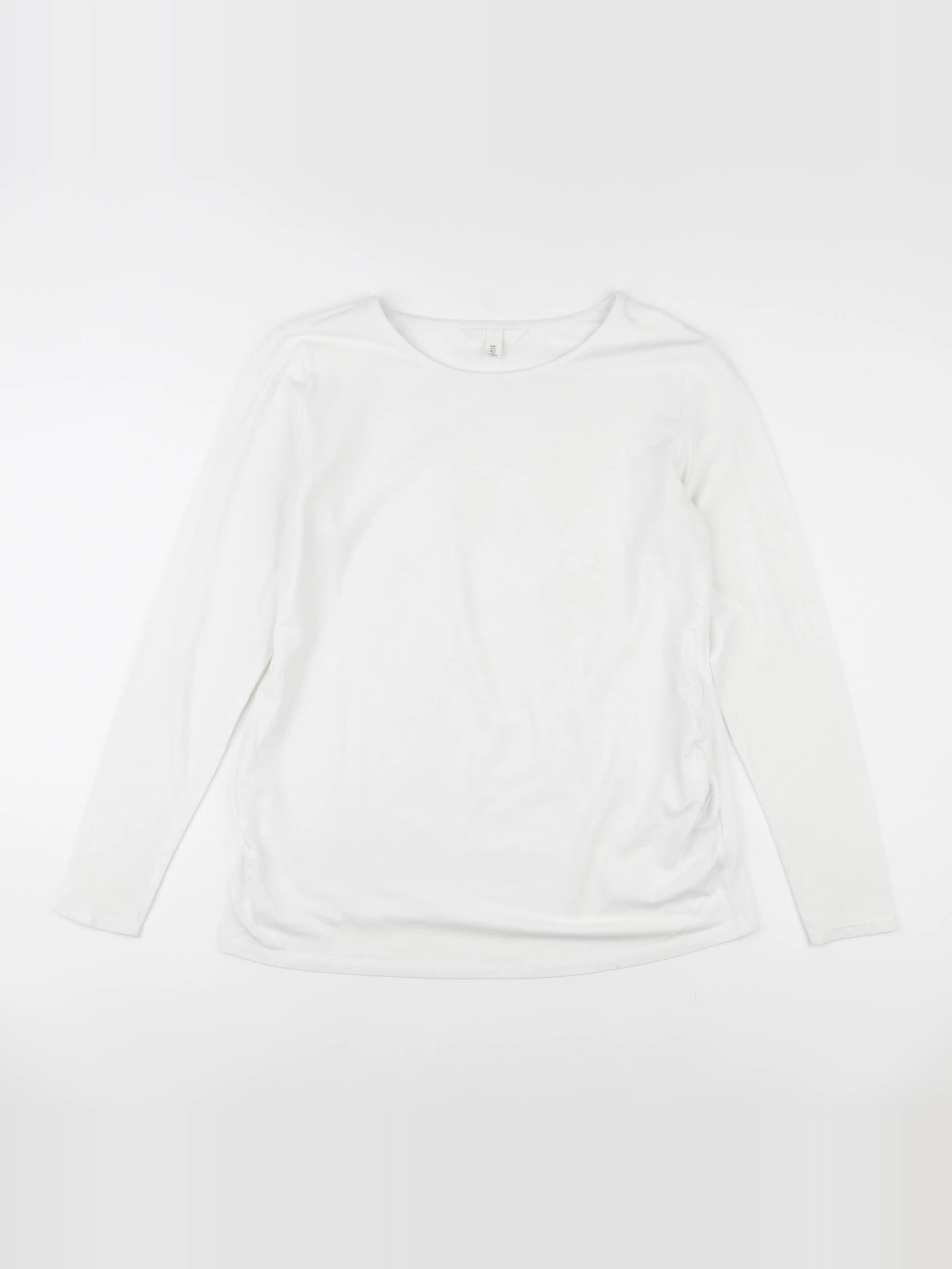 H&M - tee-shirt grossesse blanc - l
