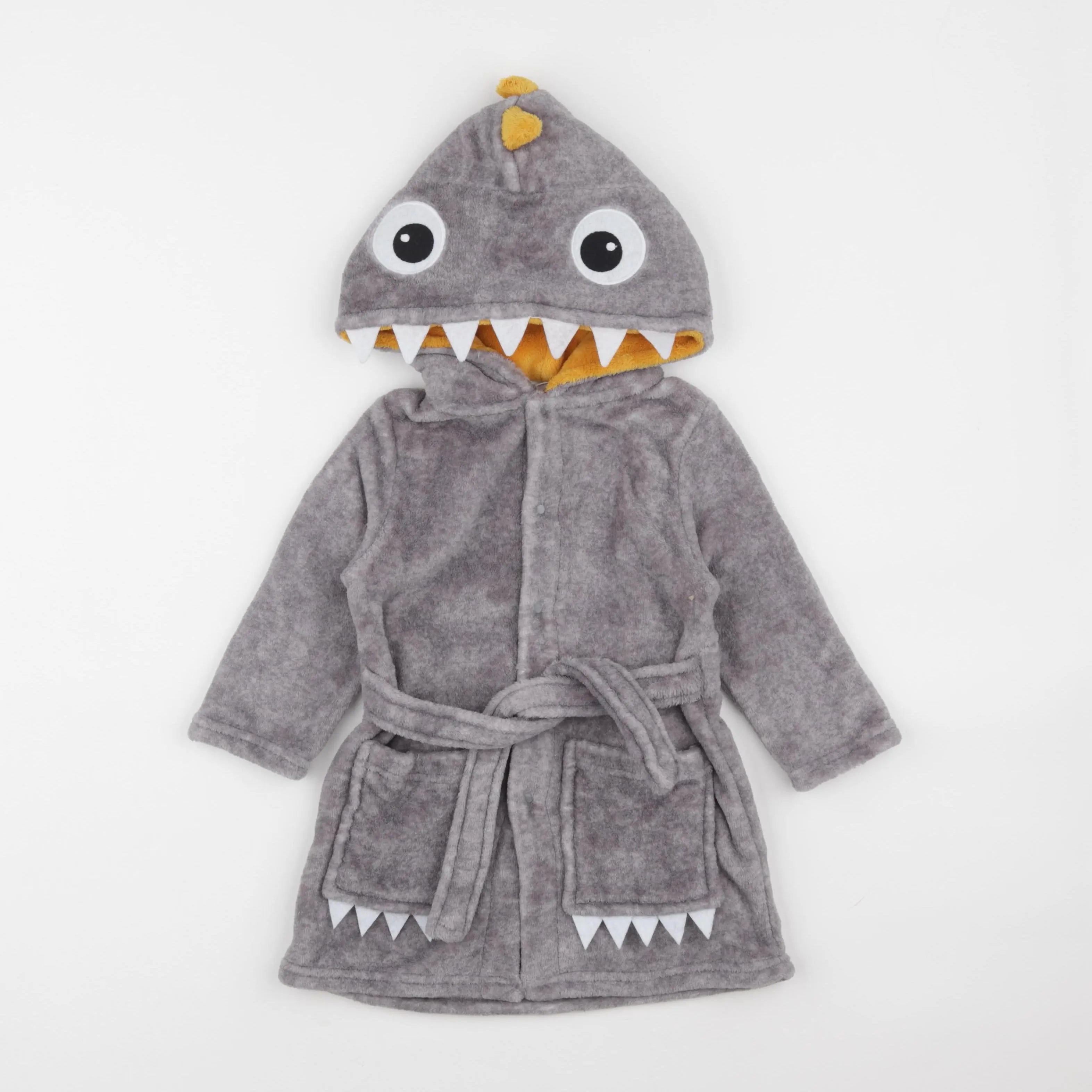 Vertbaudet - robe de chambre gris - 2 ans
