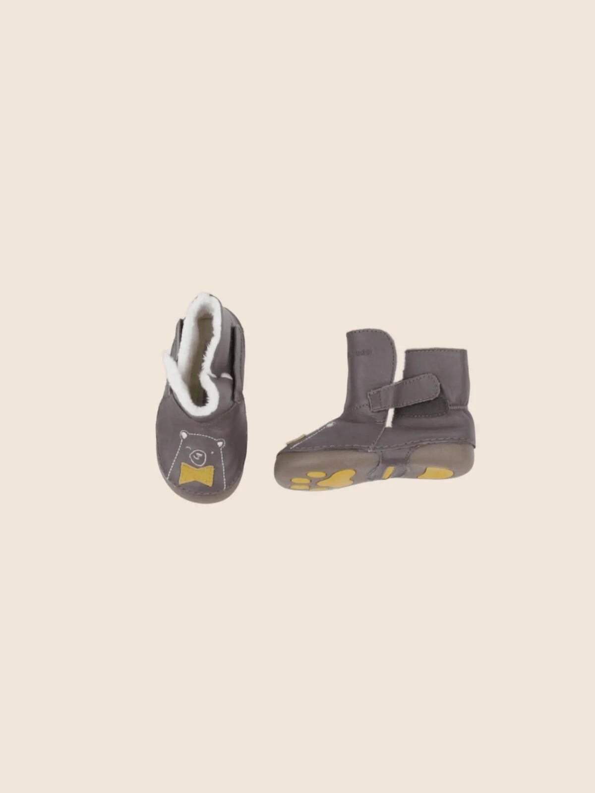 Vertbaudet - chaussons marron - pointure 19
