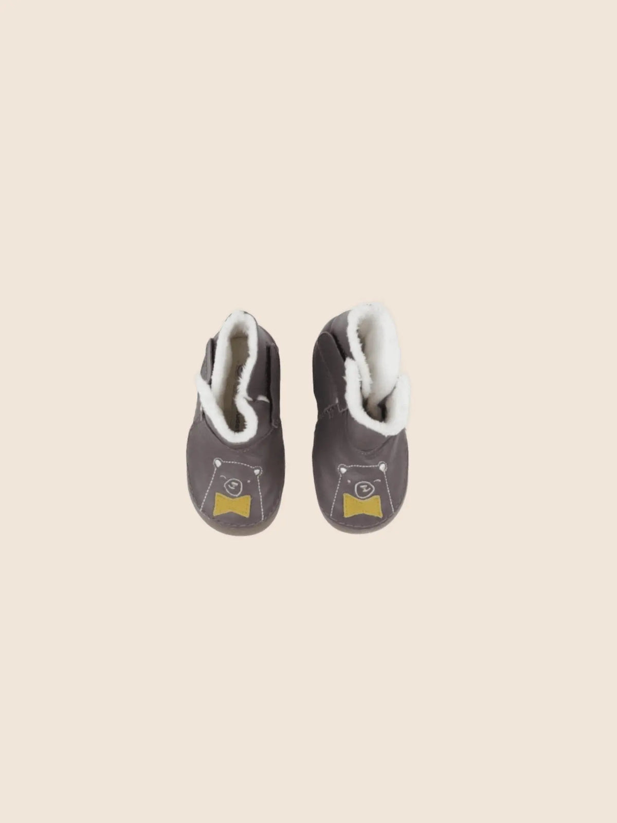 Vertbaudet - chaussons marron - pointure 19