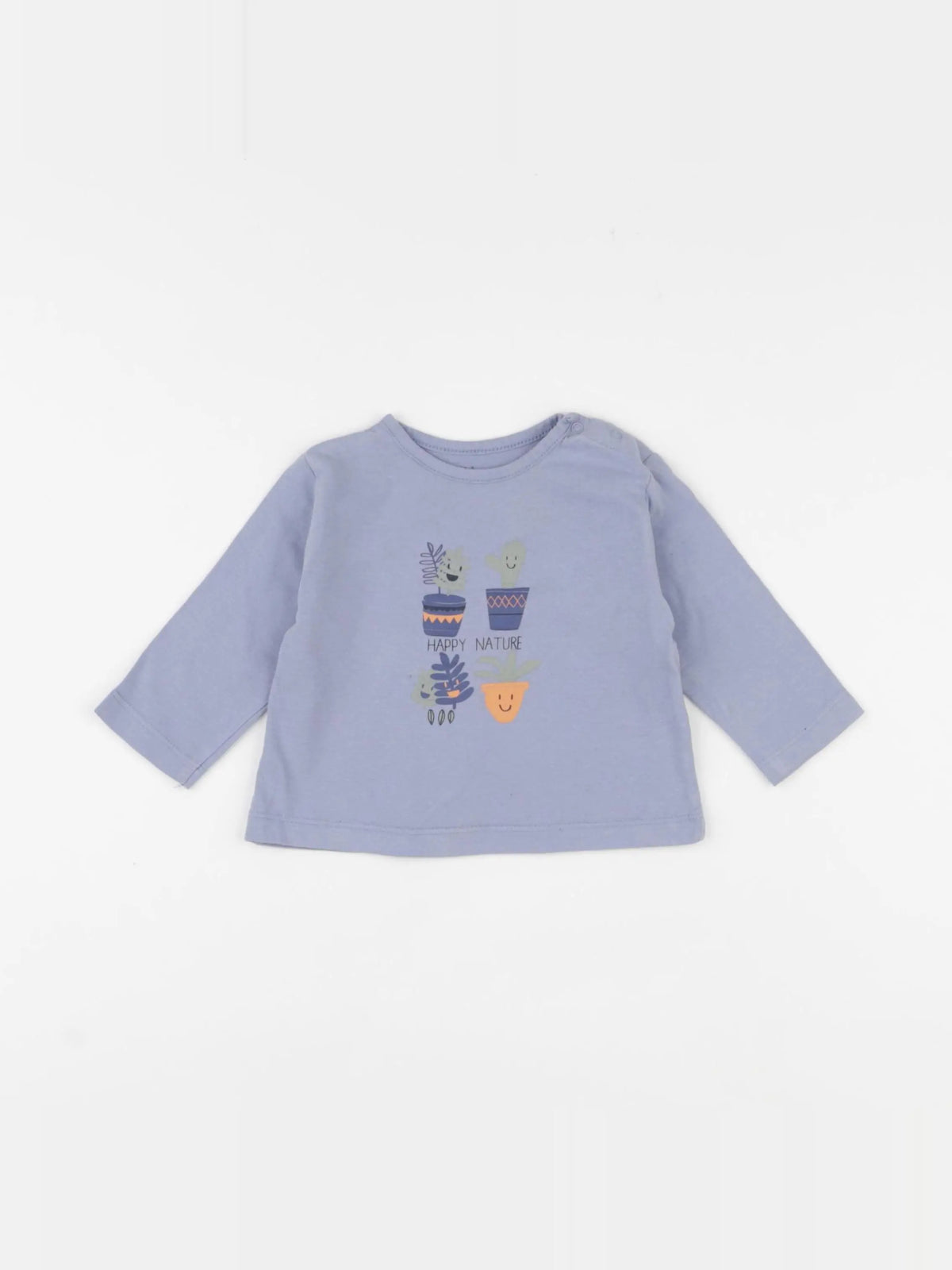 Zippy - tee-shirt bleu - 1/3 mois