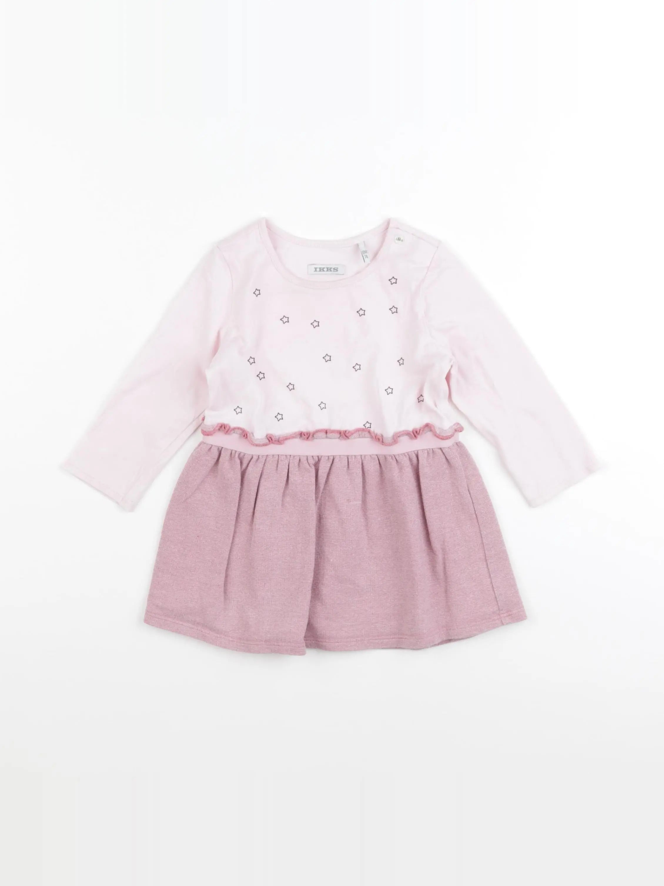 IKKS - robe rose - 12 mois