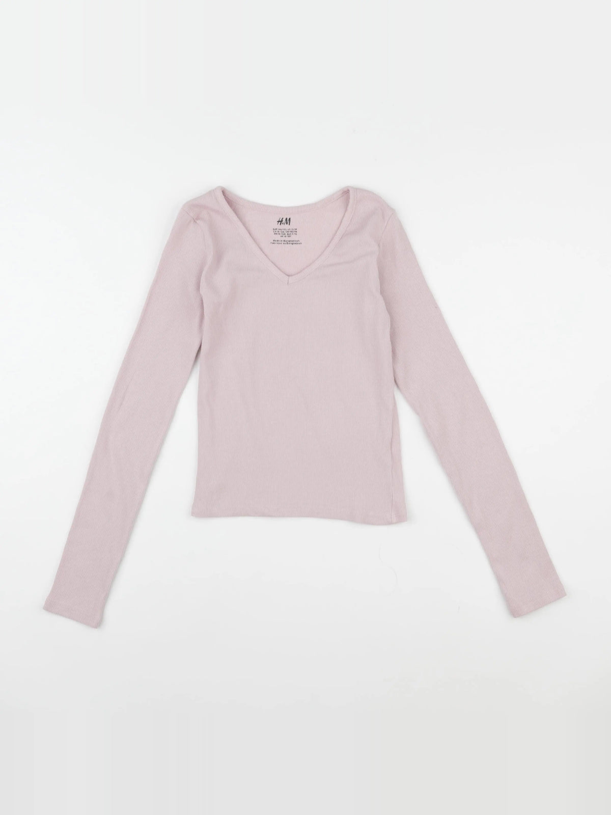 H&M - tee-shirt rose - 10/12 ans