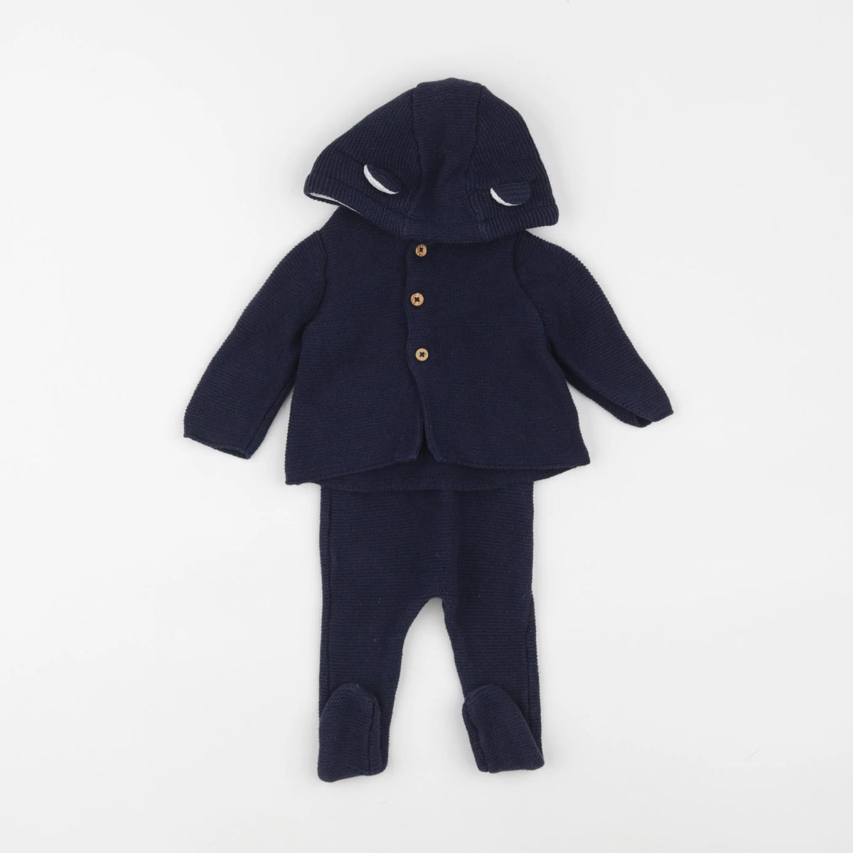 Vertbaudet - ensemble bleu - 3 mois