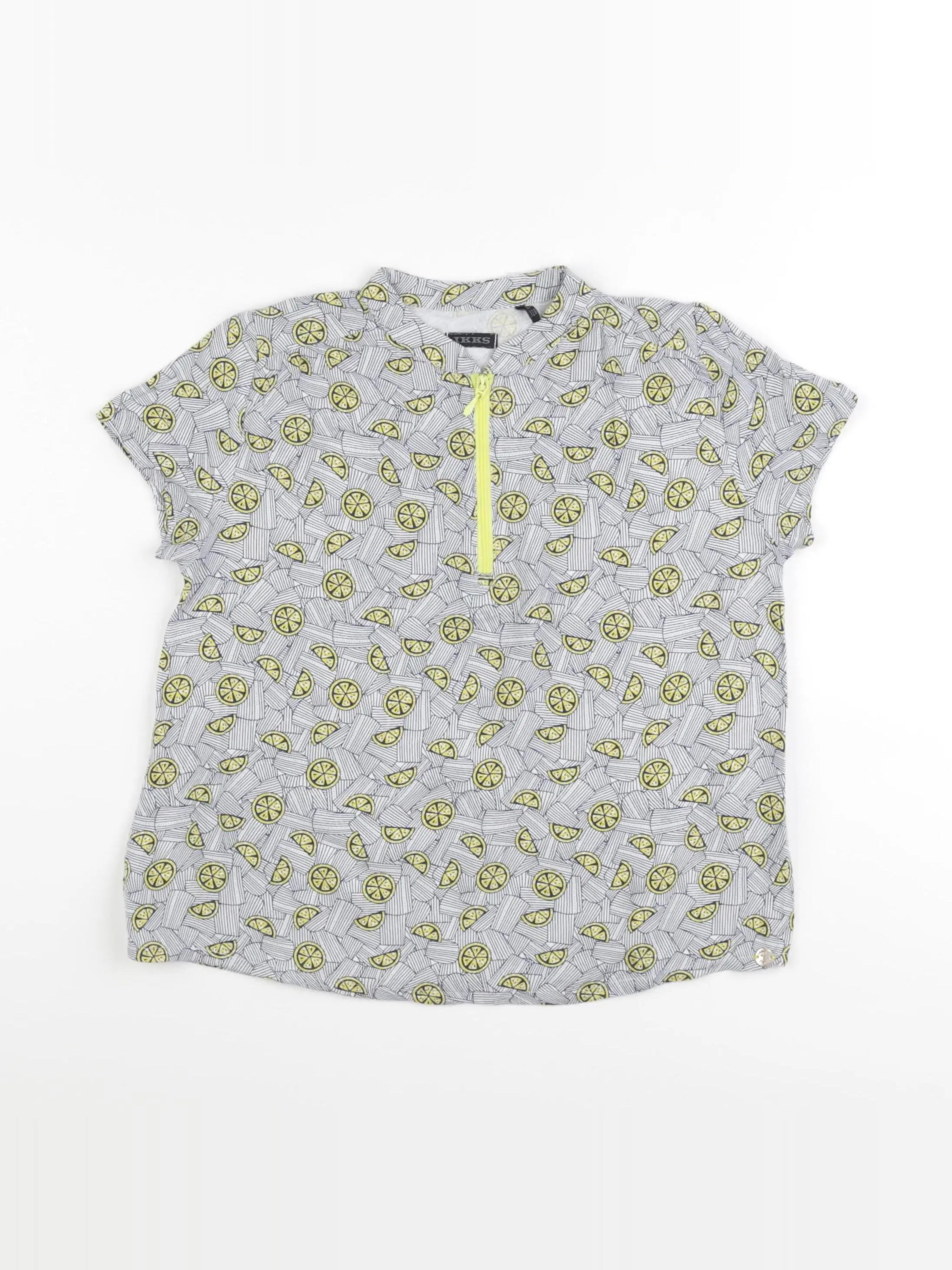 IKKS - blouse bleu, jaune - 8 ans