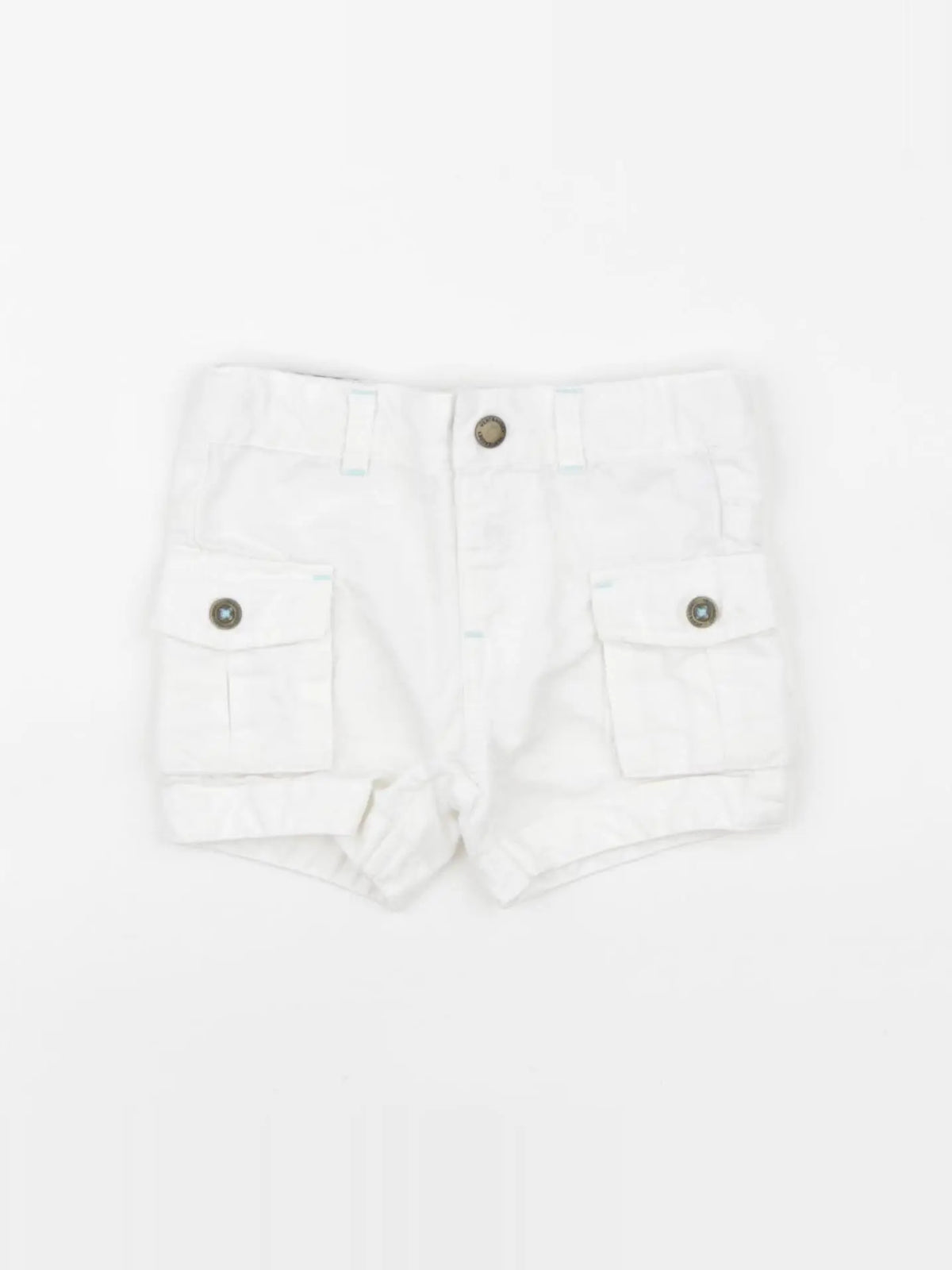 Vertbaudet - short blanc - 6 mois