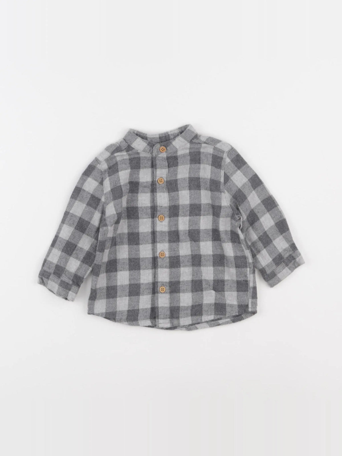 Boutchou - chemise gris - 6 mois