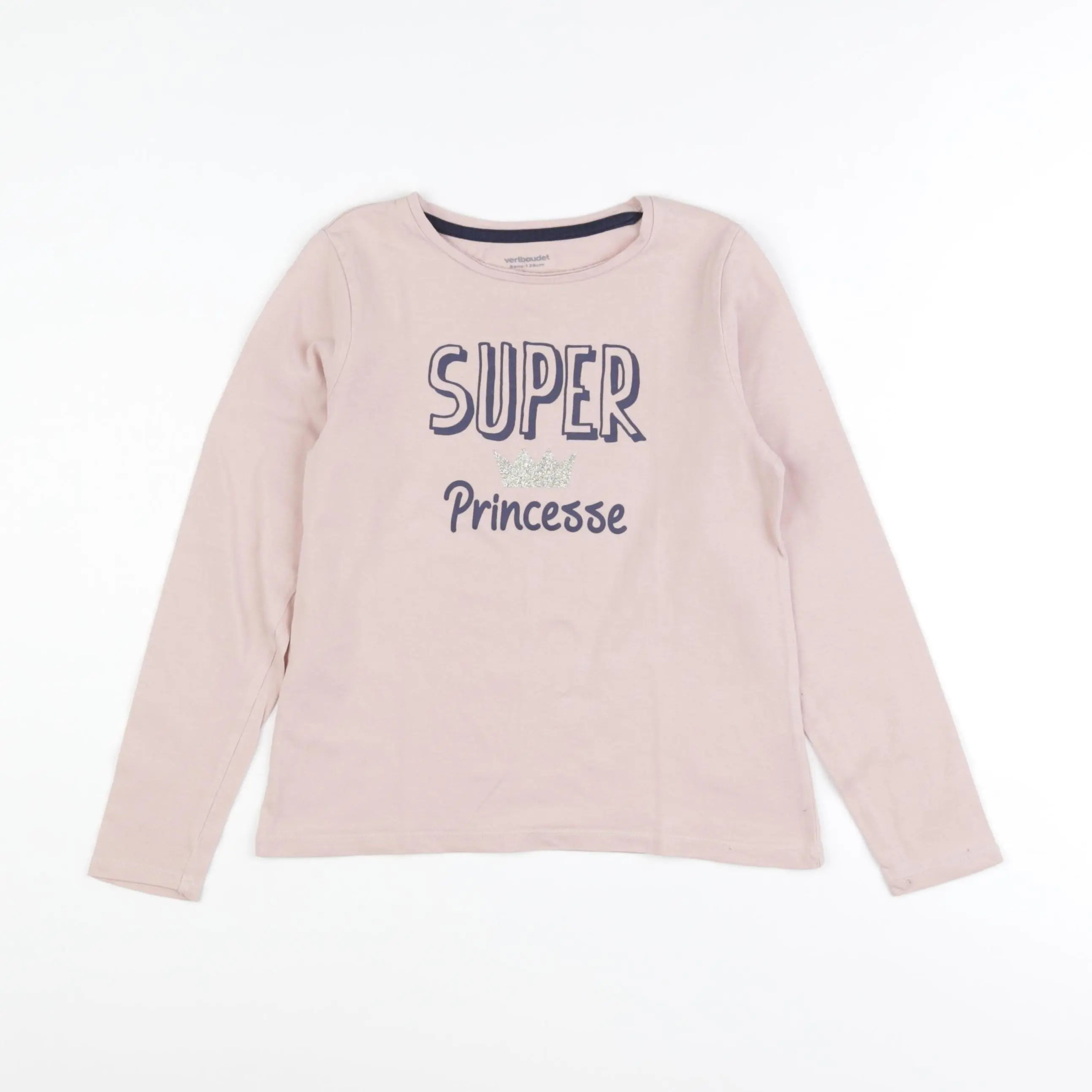 Vertbaudet - tee-shirt rose - 8 ans