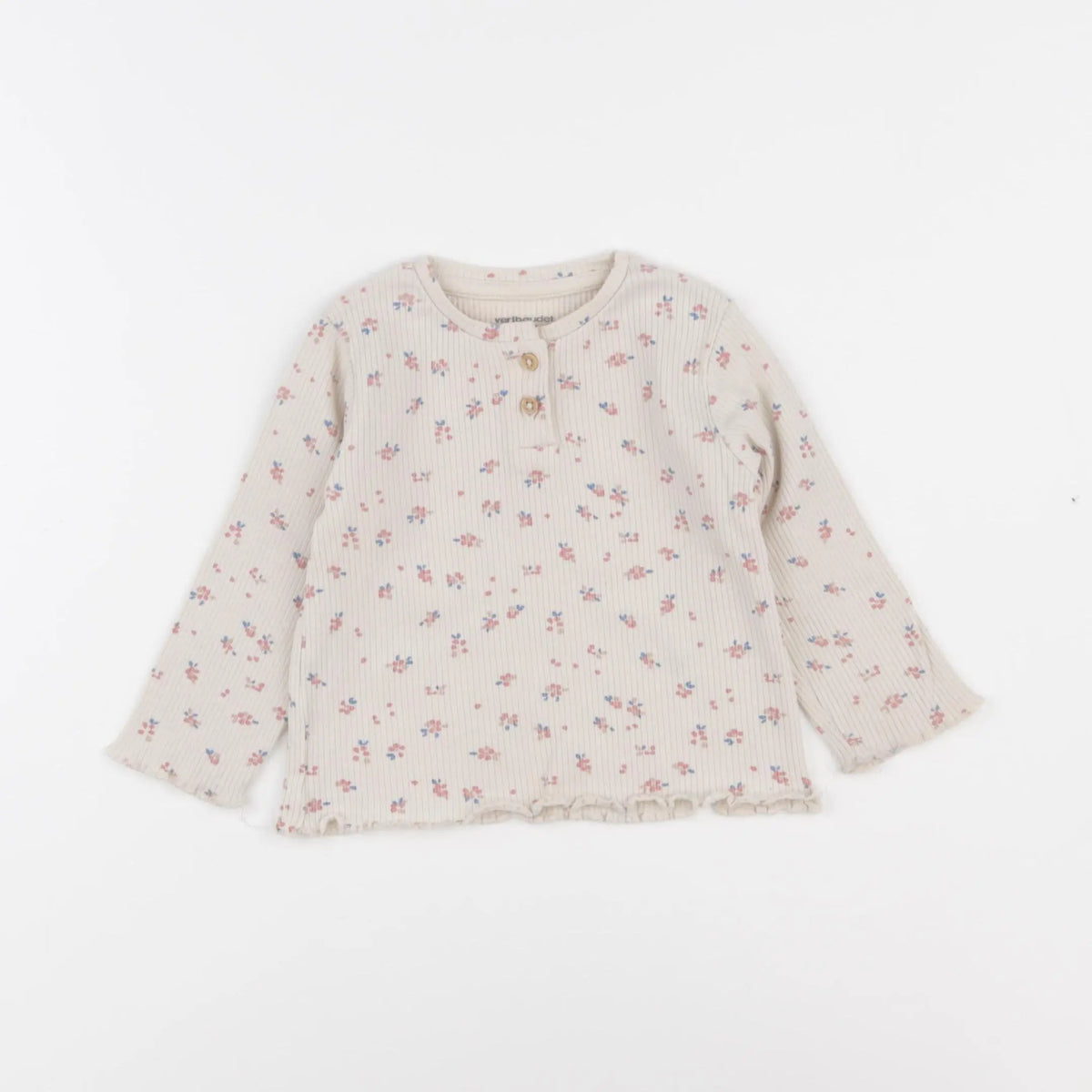 Vertbaudet - tee-shirt beige - 12 mois