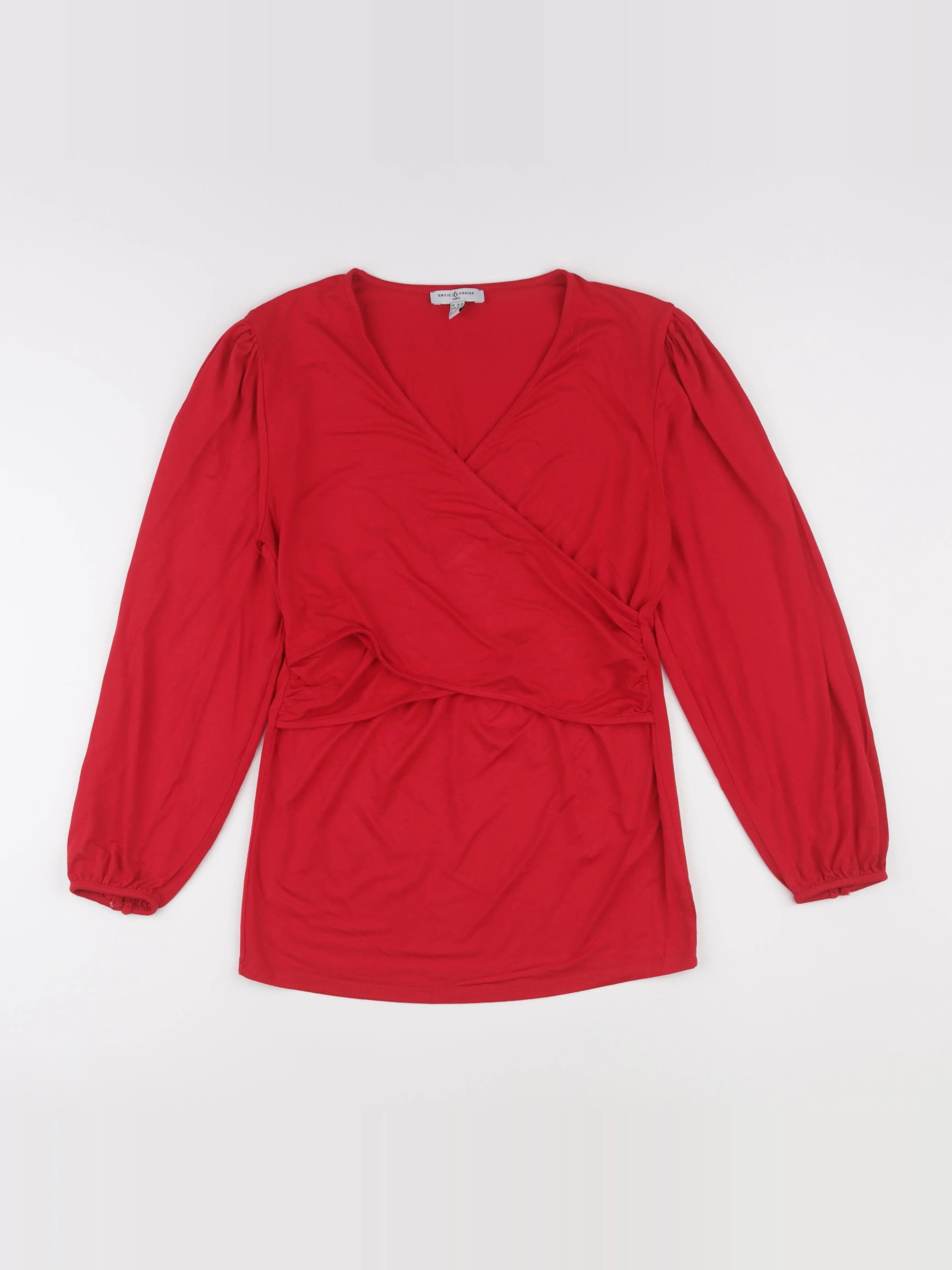Envie de fraise - tee-shirt grossesse rouge - 36 à 38