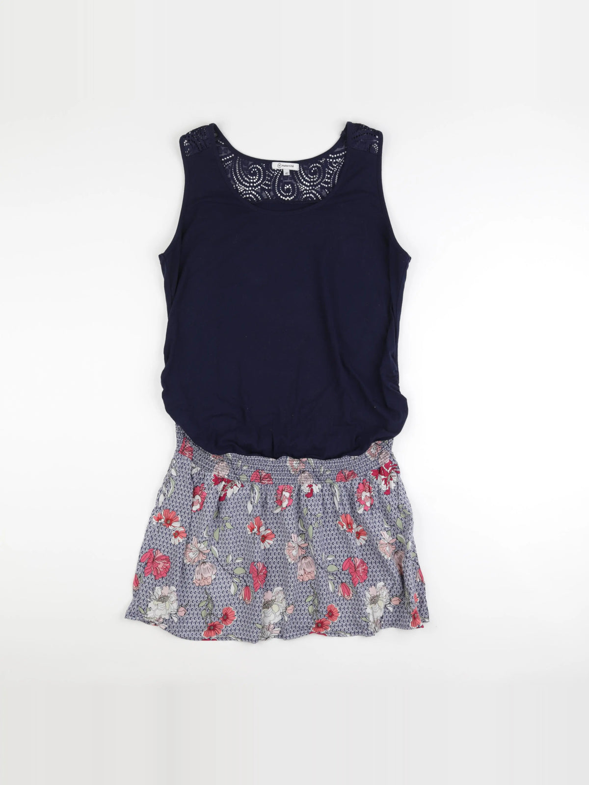 La Halle - robe grossesse bleu - 42