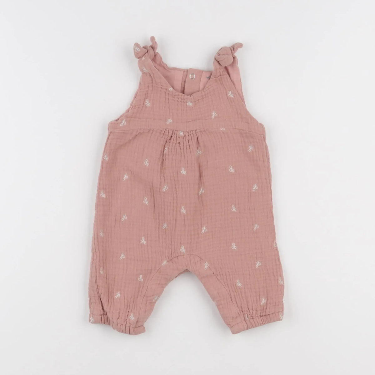 Vertbaudet - combinaison rose - 3 mois
