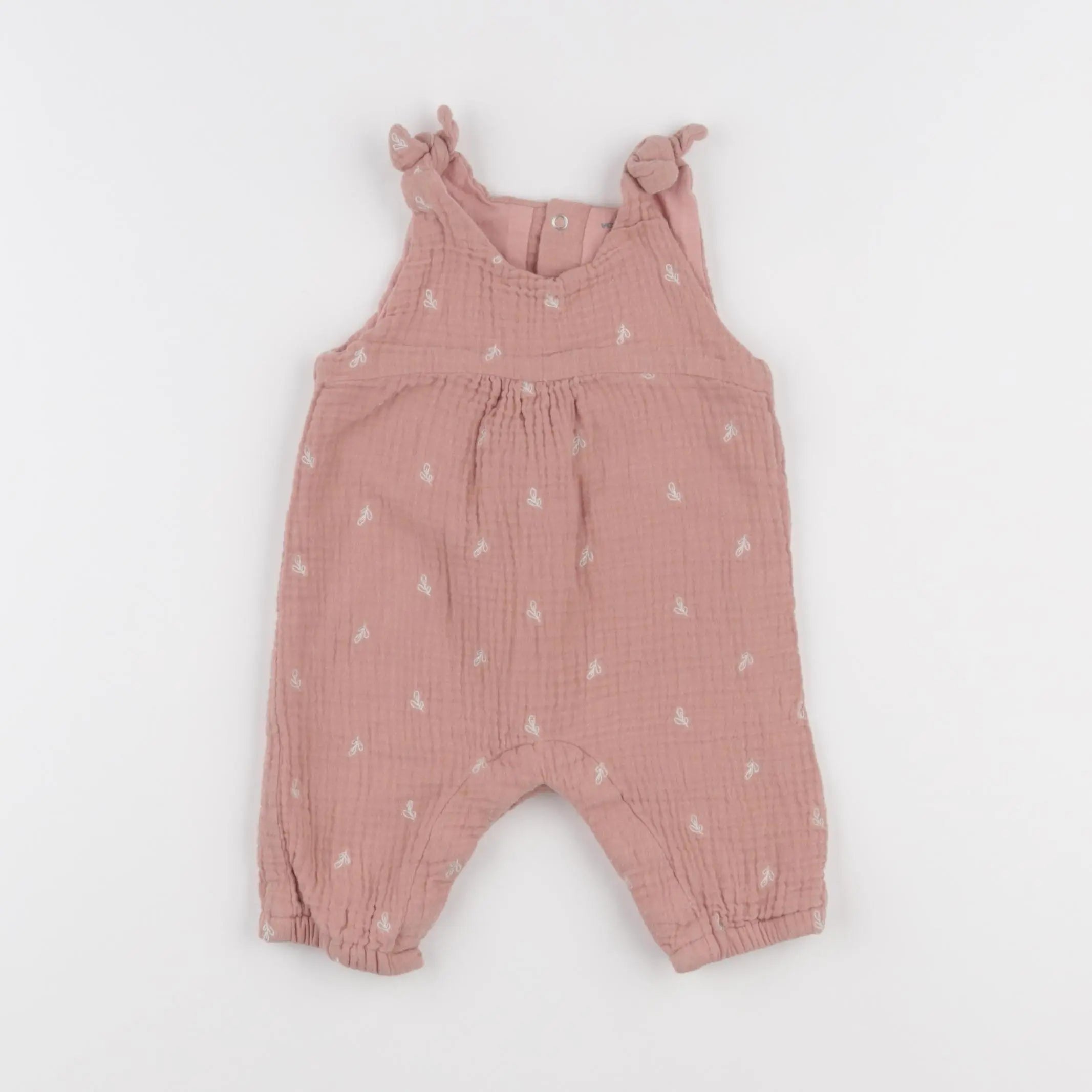 Vertbaudet - combinaison rose - 3 mois