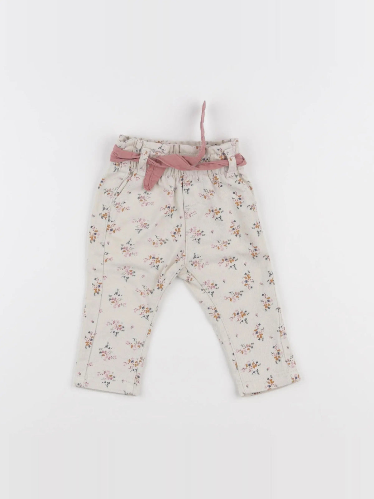 Vertbaudet - jean beige - 3 mois