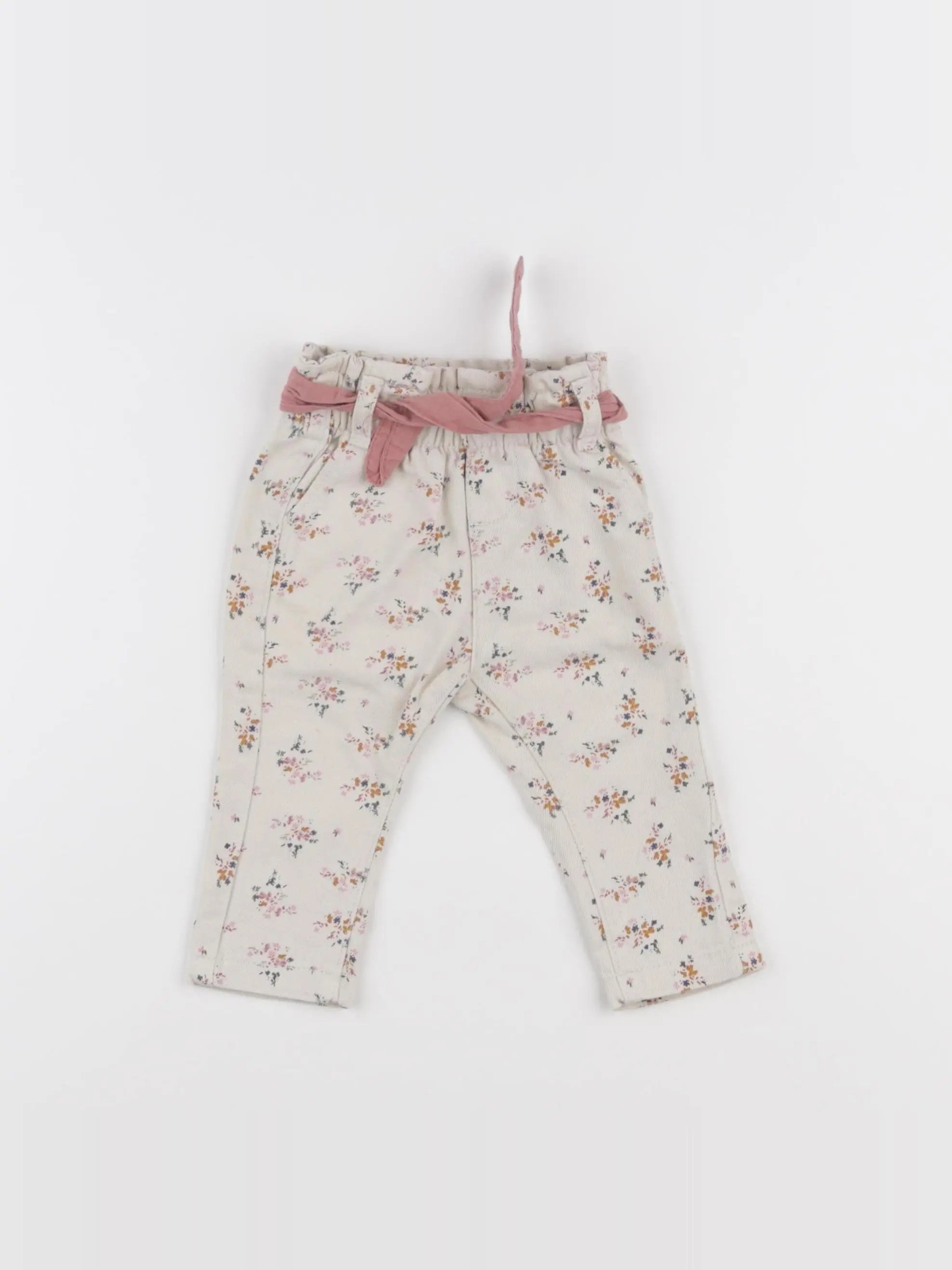 Vertbaudet - jean beige - 3 mois