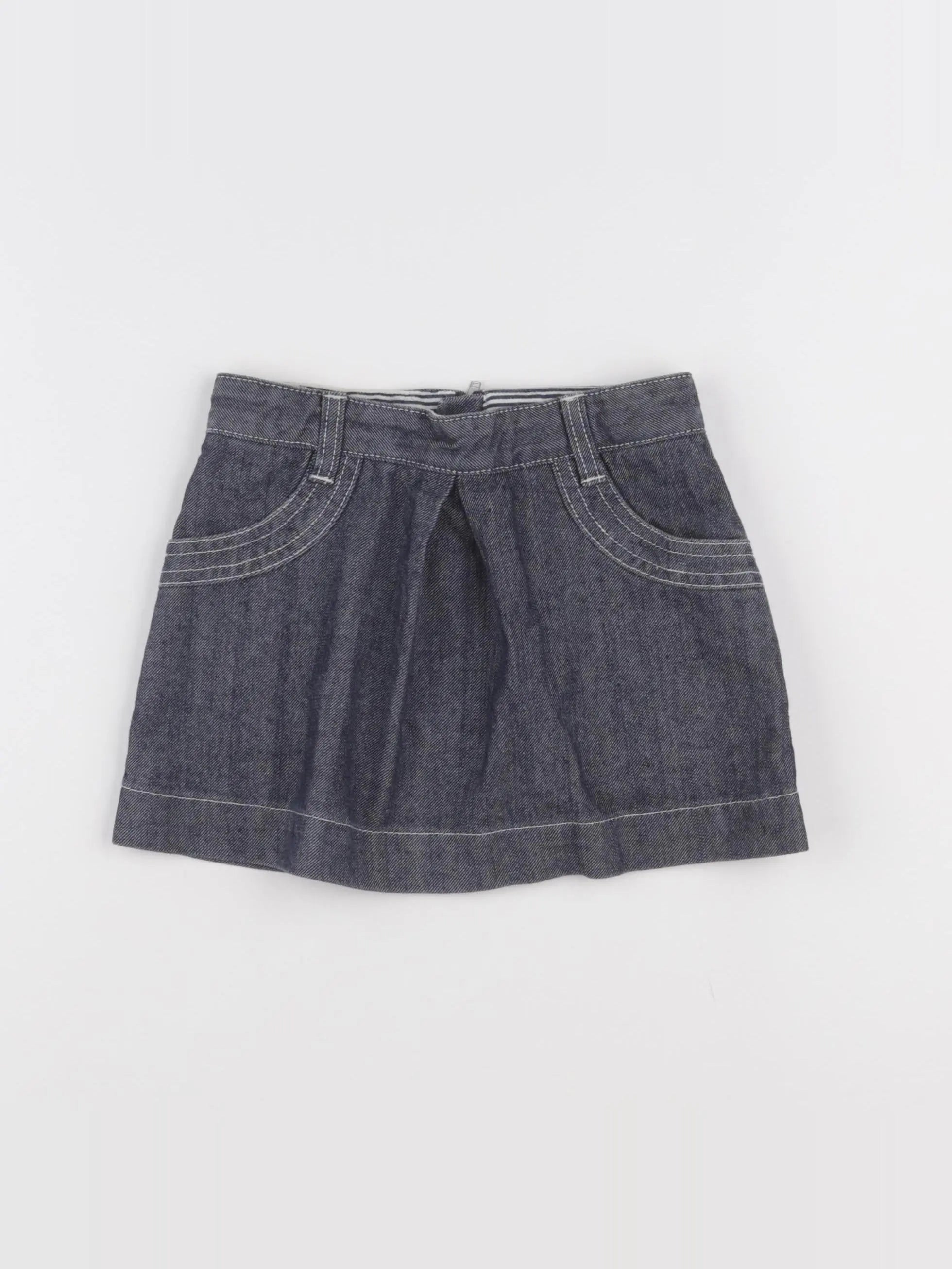 Petit Bateau - jupe bleu - 4 ans