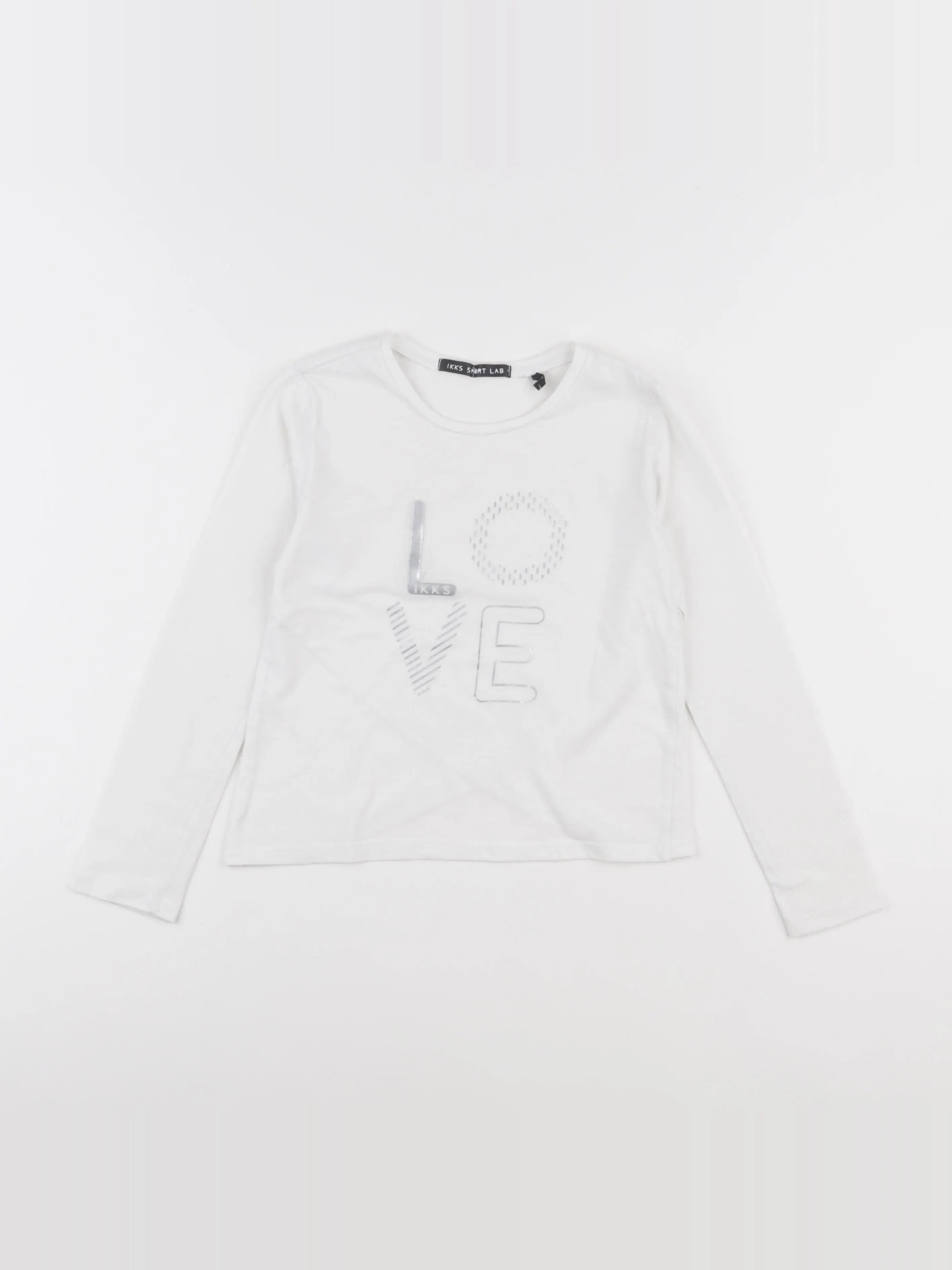 IKKS - tee-shirt blanc - 8 ans