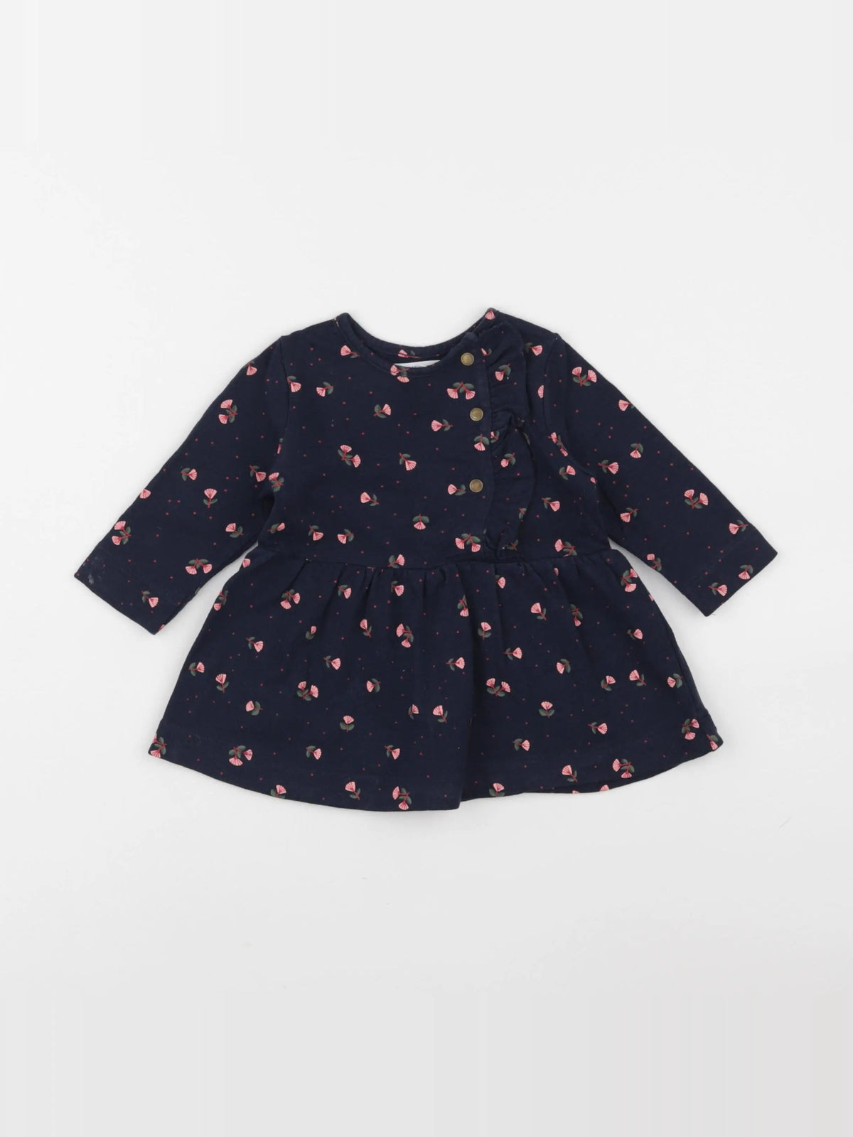 Vertbaudet - robe bleu - 6 mois