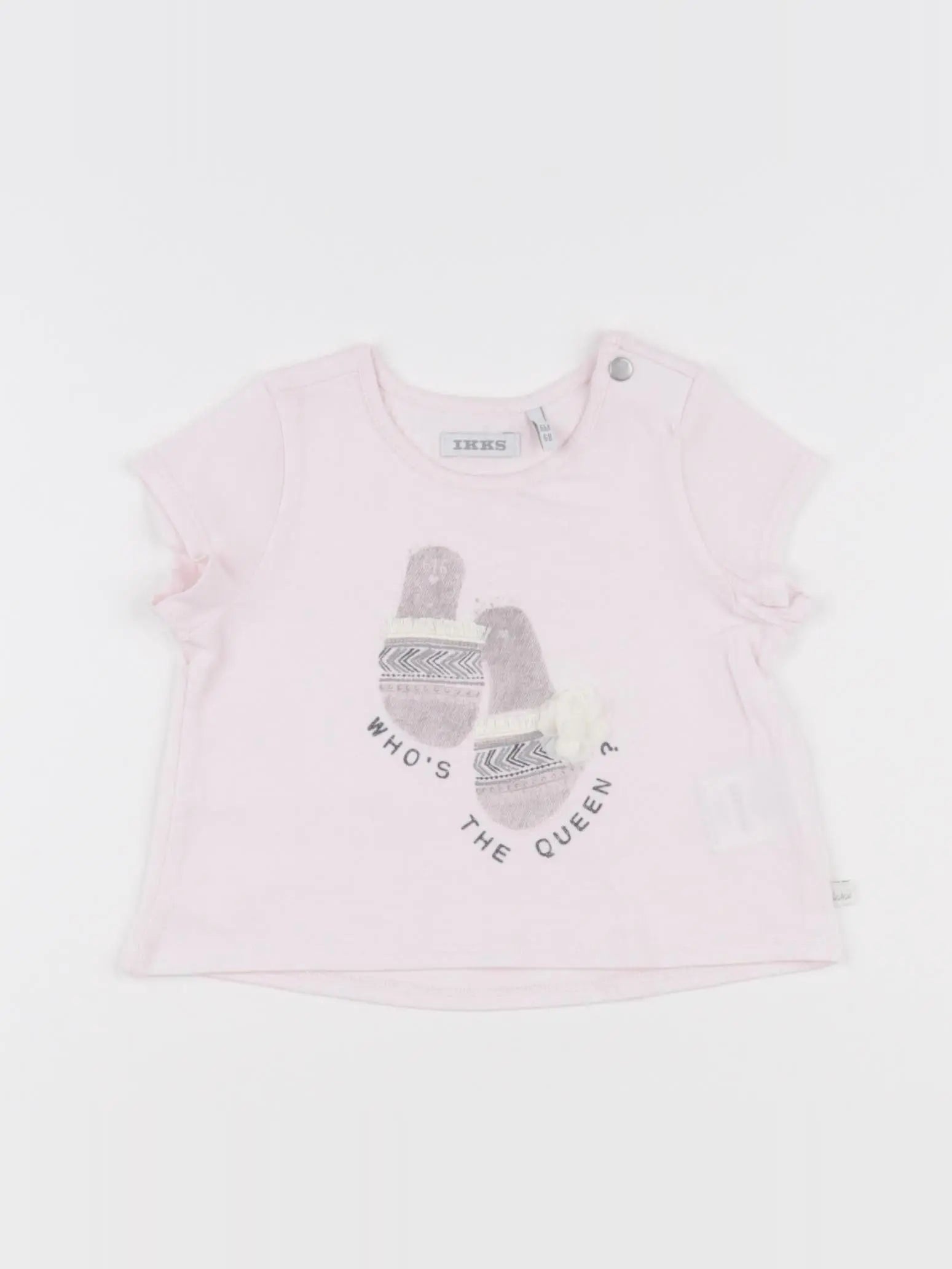 IKKS - tee-shirt rose - 6 mois