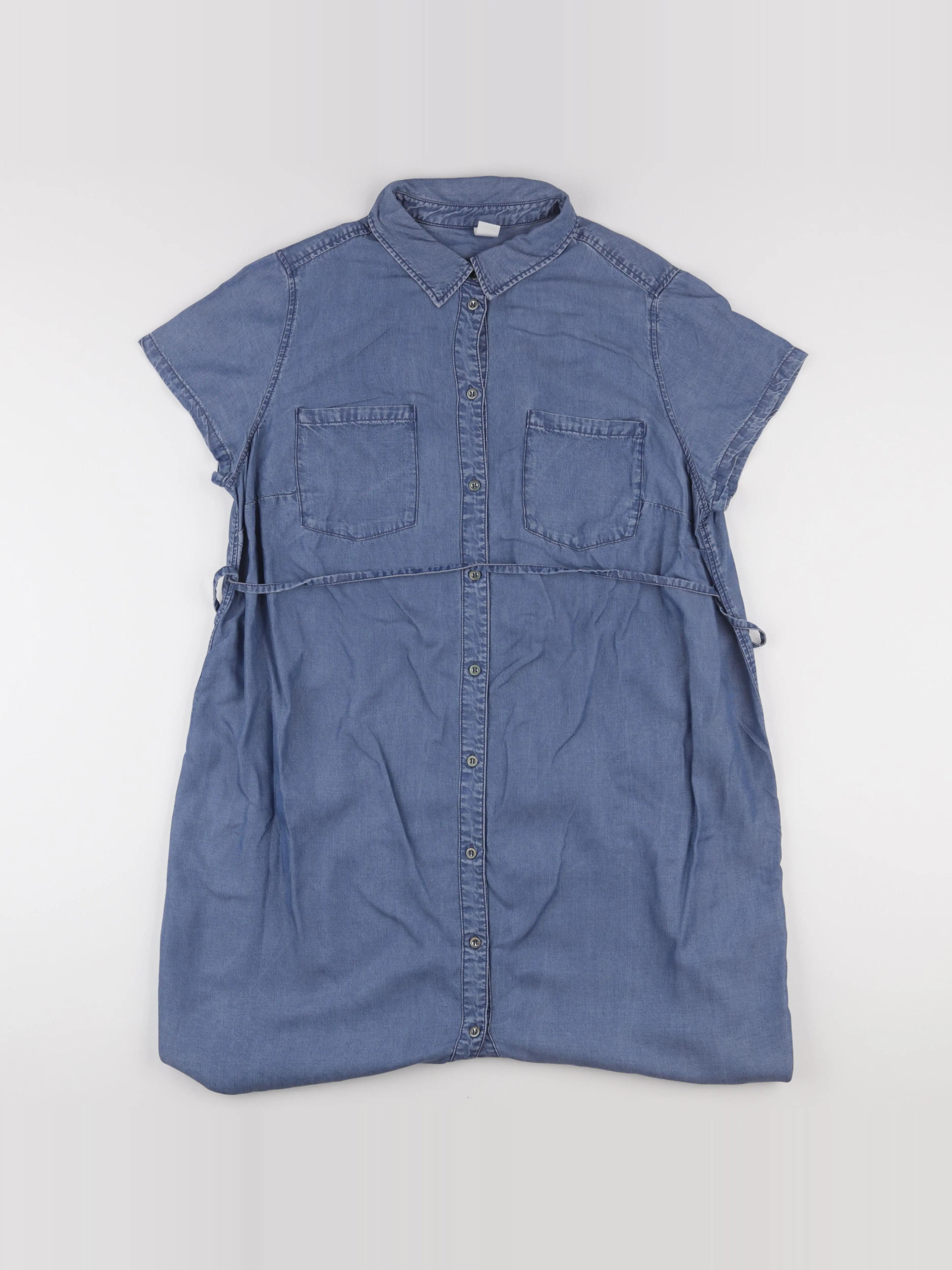 H&M - robe grossesse bleu - 40 à 42