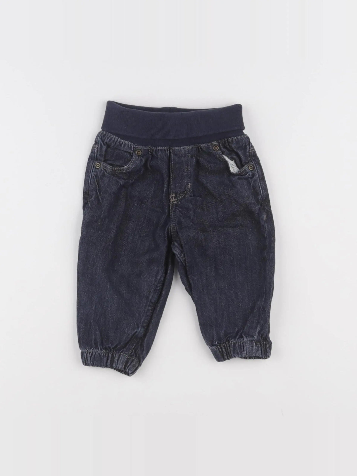 H&M - jean bleu - 3/6 mois