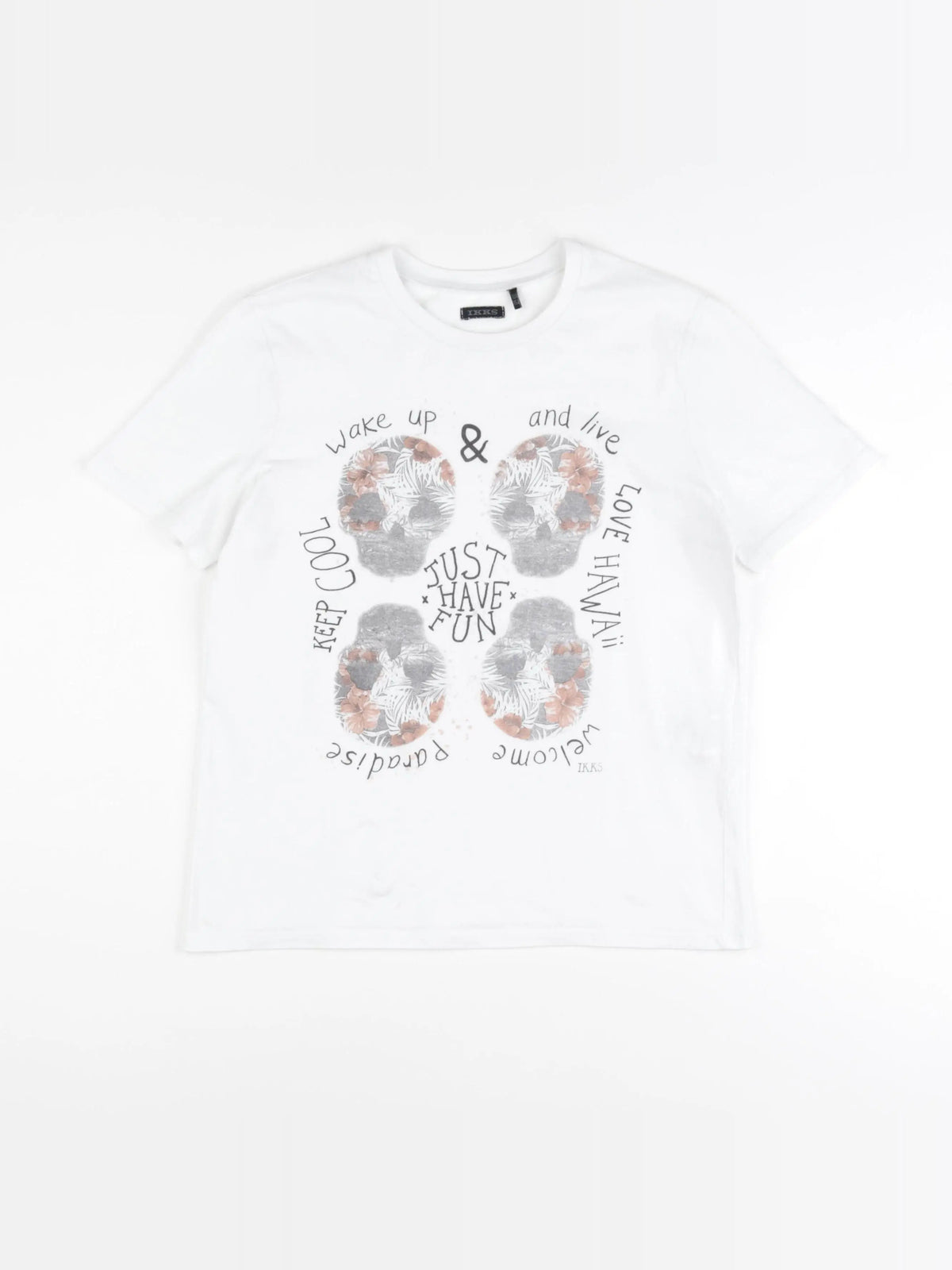 IKKS - tee-shirt blanc - 12 ans