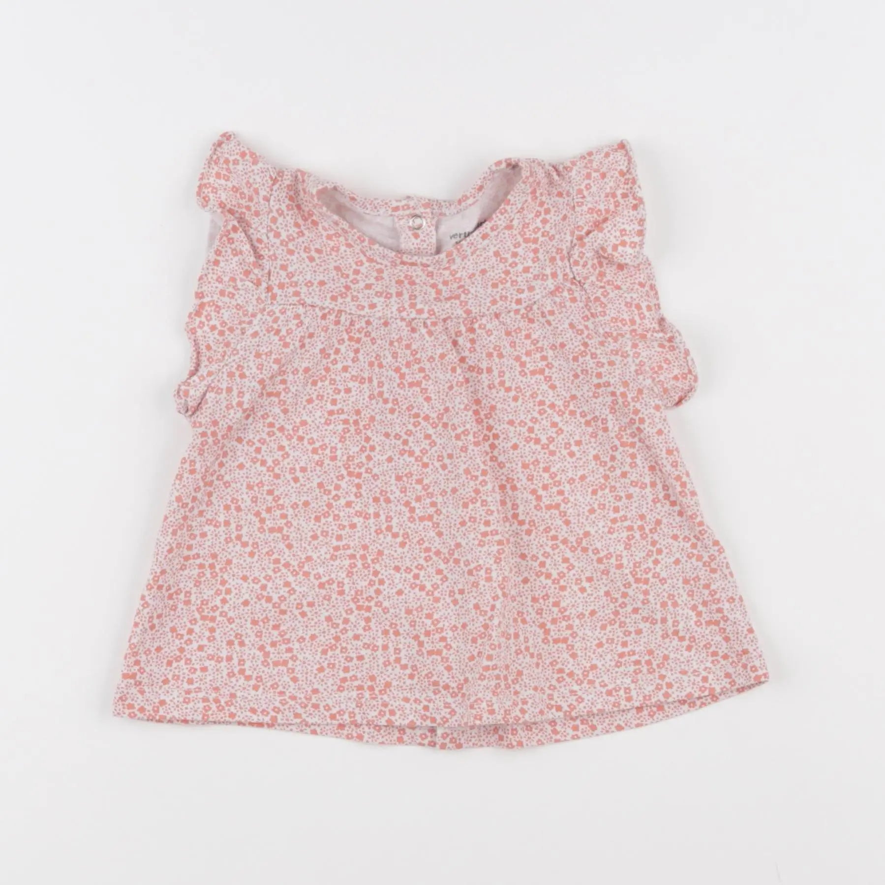 Vertbaudet - tee-shirt orange - 18 mois