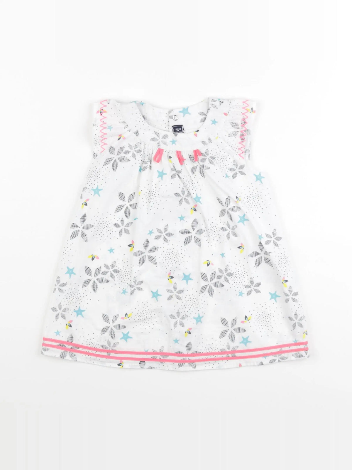 Terre de marins - robe multicolore - 18 mois