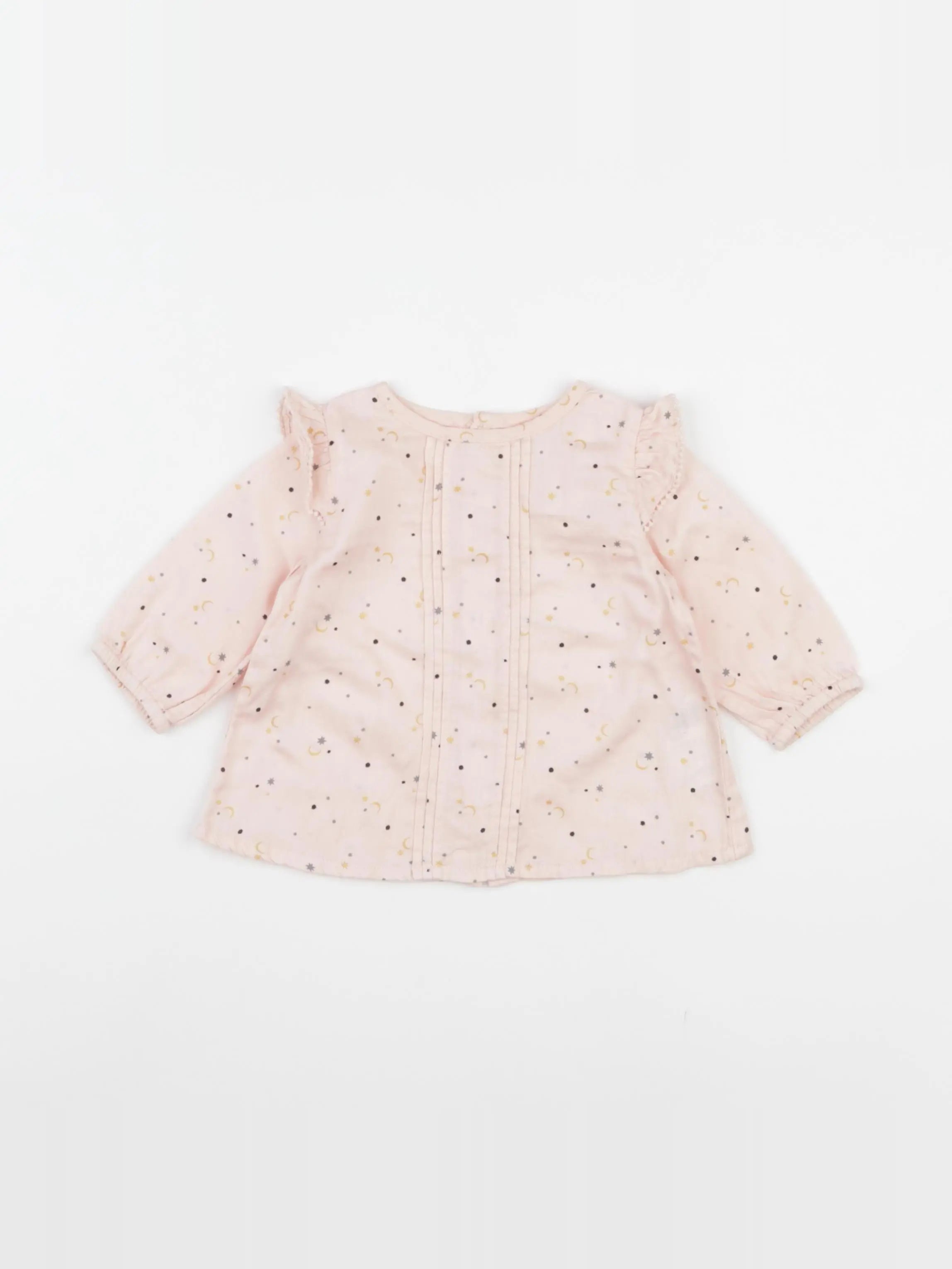 Boutchou - blouse rose - 6 mois