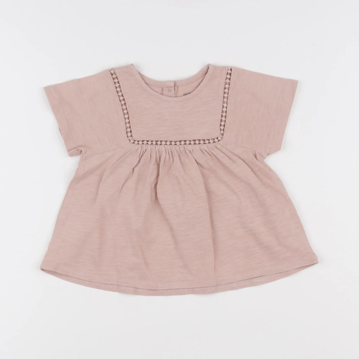 Vertbaudet - tee-shirt rose - 12 mois