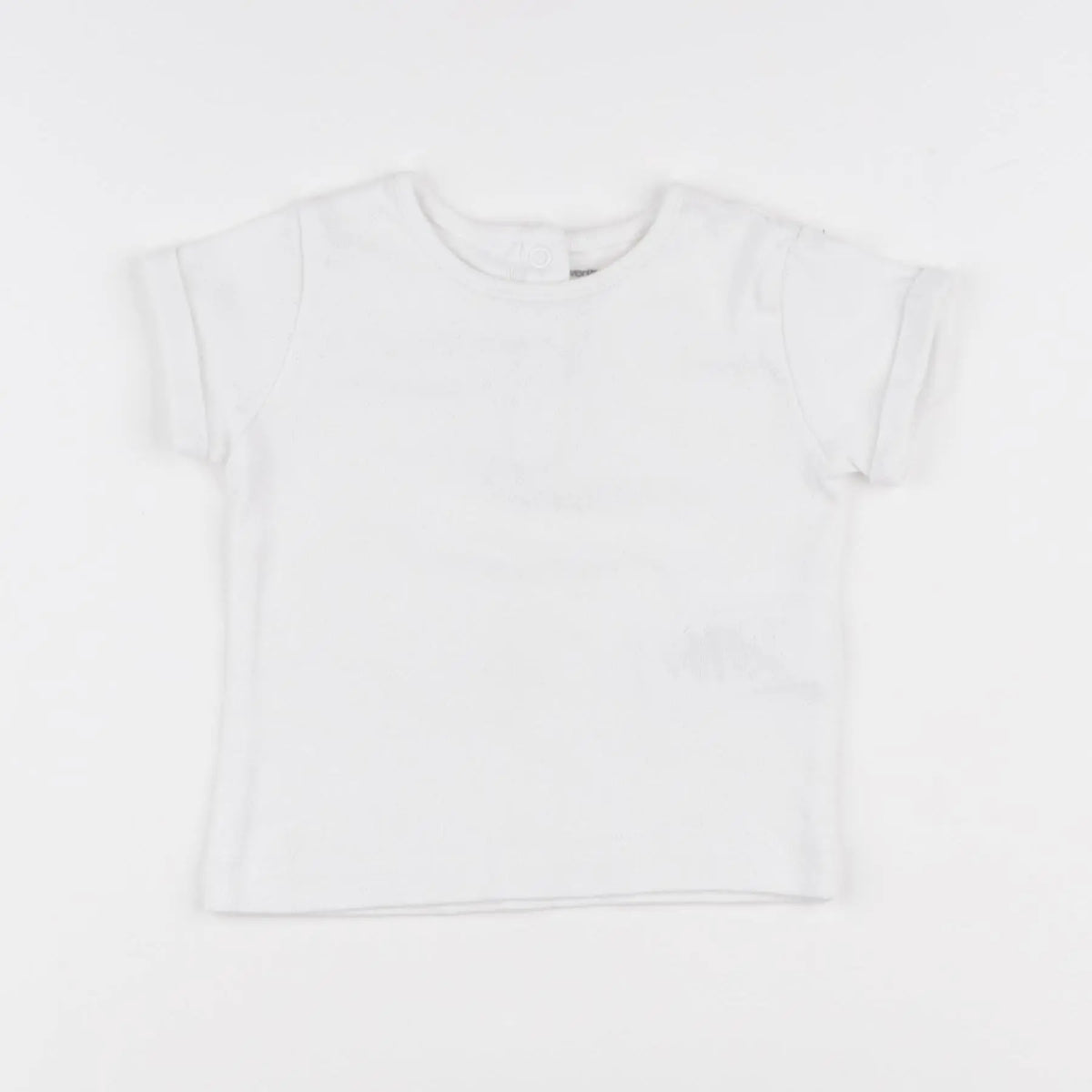 Vertbaudet - tee-shirt blanc - 12 mois