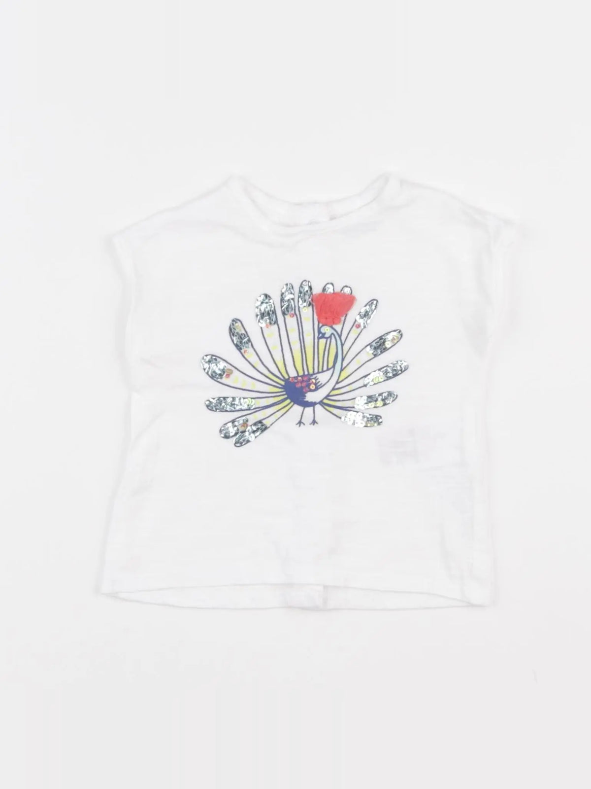 Vertbaudet - tee-shirt blanc - 3 mois