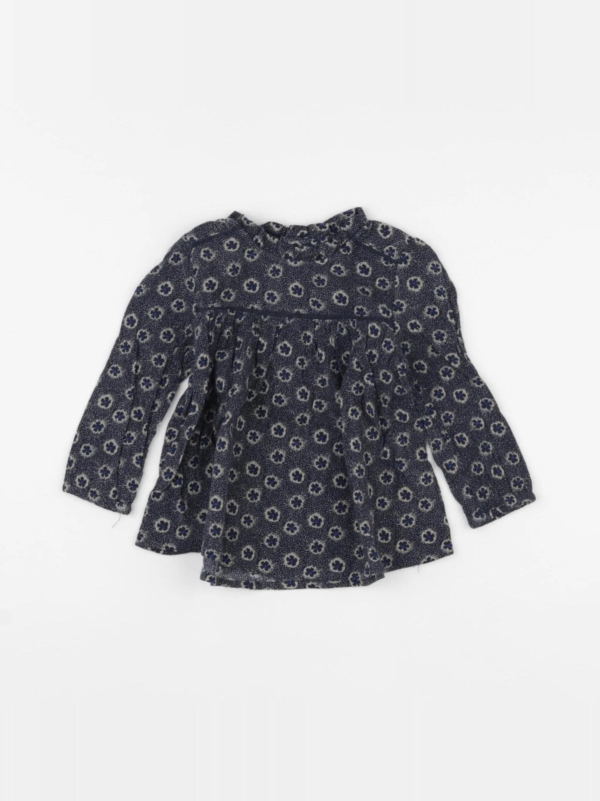 Boutchou - blouse bleu - 9 mois