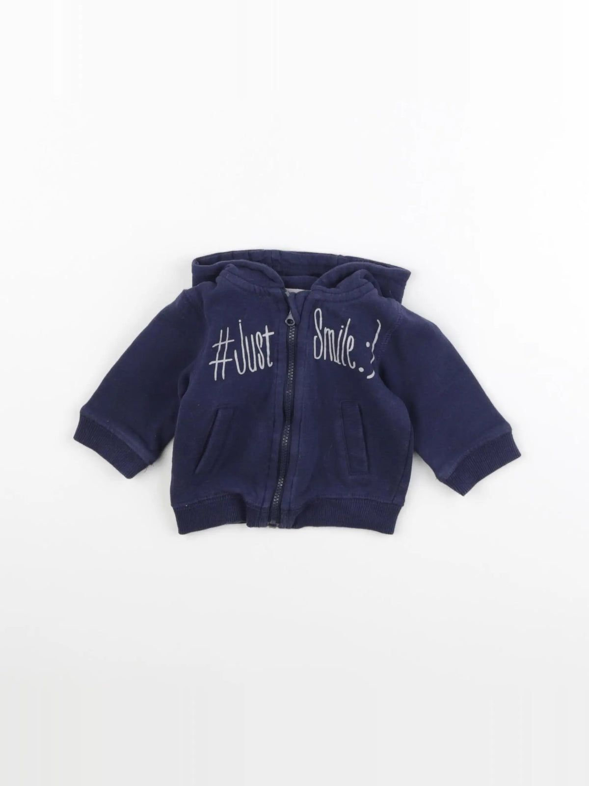 Vertbaudet - sweat bleu - 3 mois