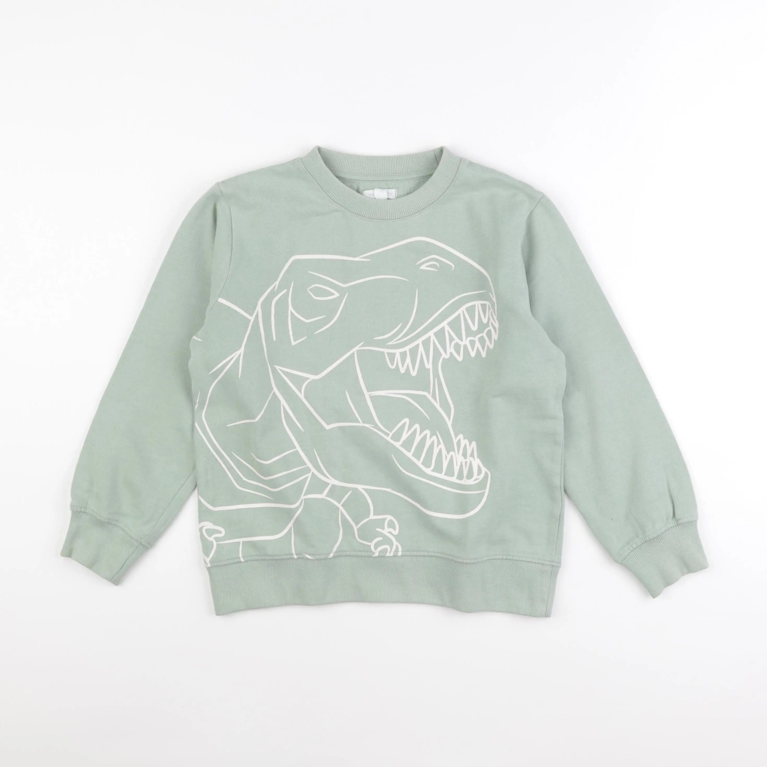 Vertbaudet - sweat vert - 10 ans