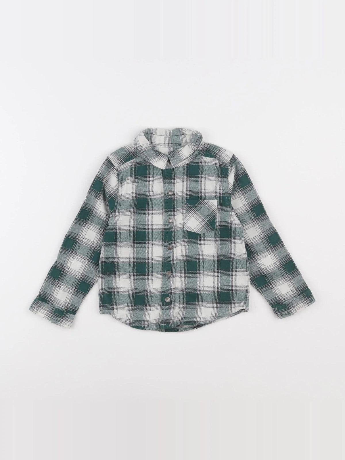 Vertbaudet - chemise vert - 36 mois