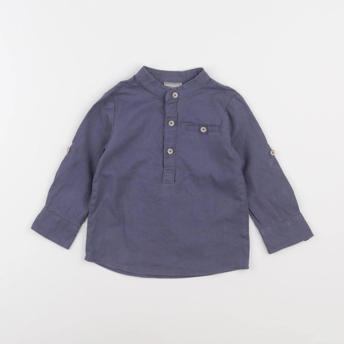 Vertbaudet - chemise bleu - 2 ans