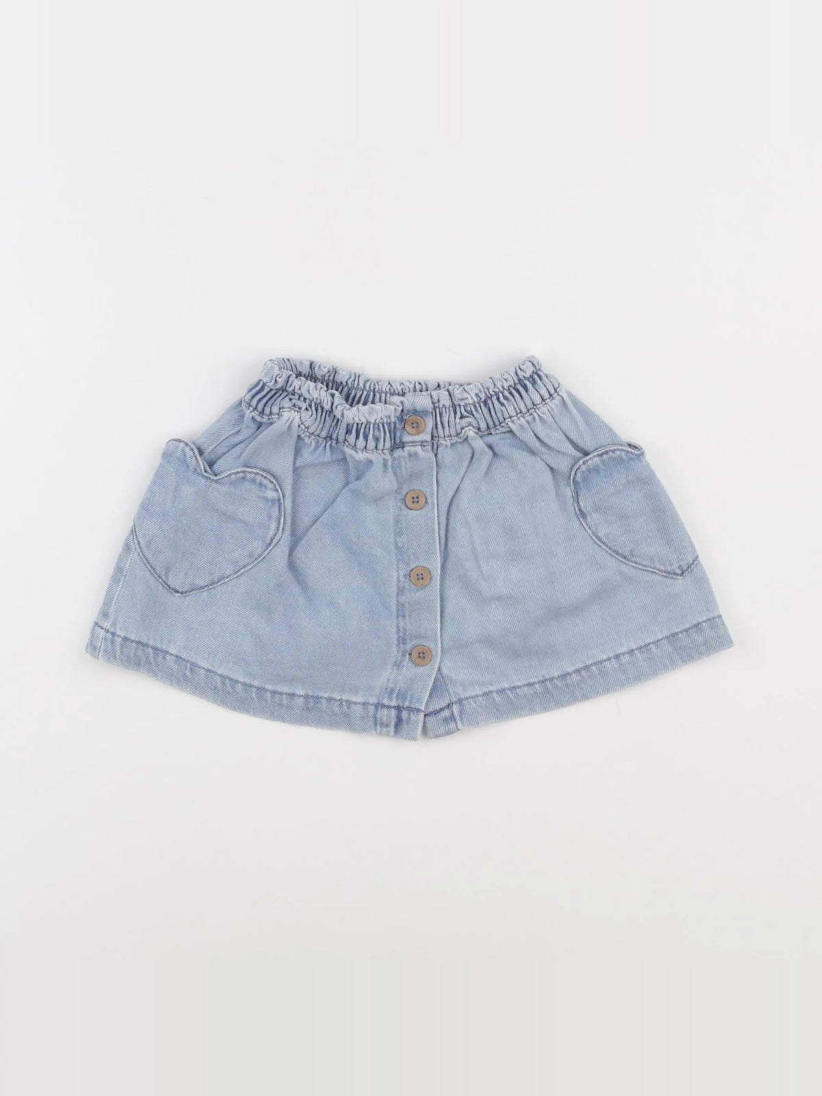 Vertbaudet - jupe bleu - 18 mois