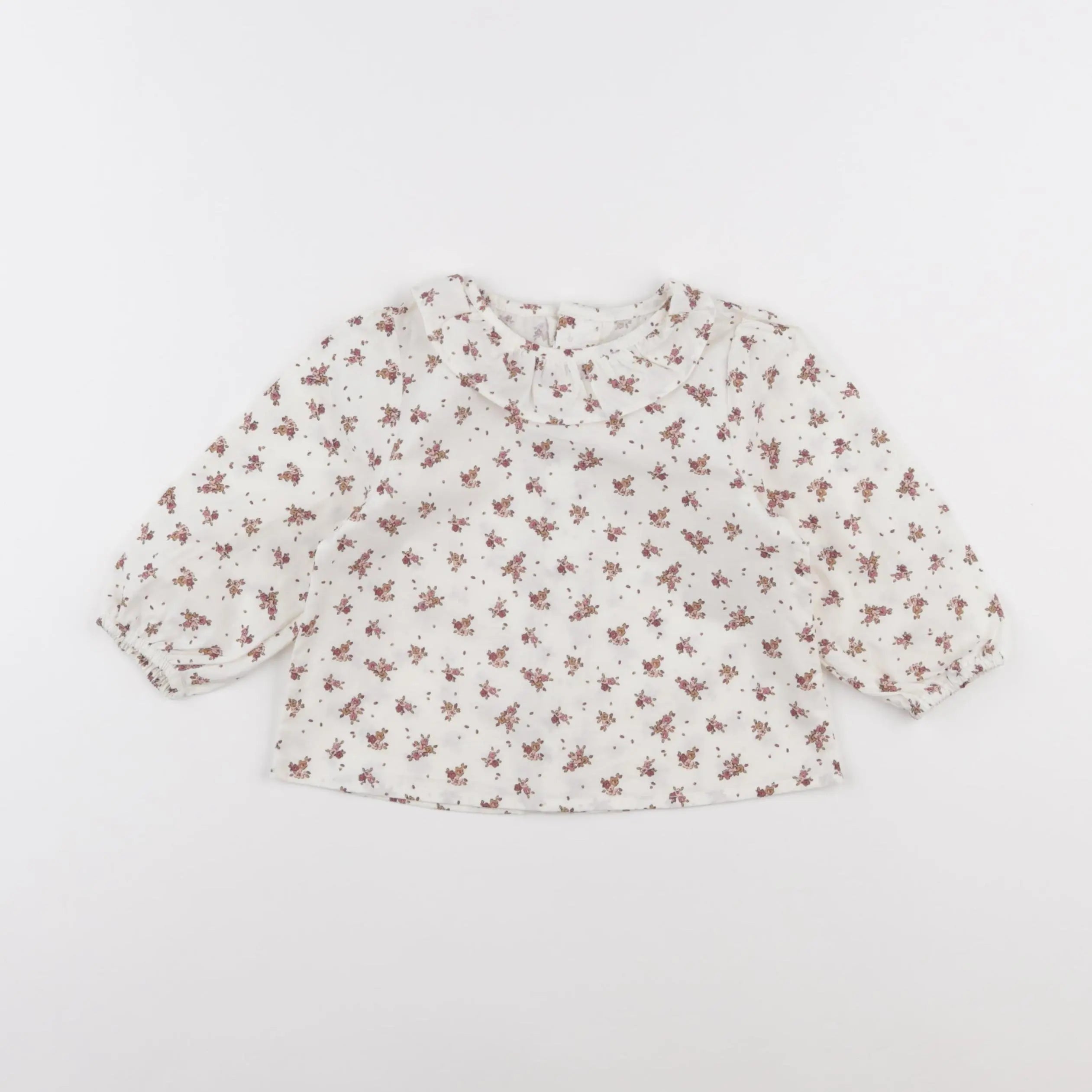 Vertbaudet - blouse blanc - 12 mois