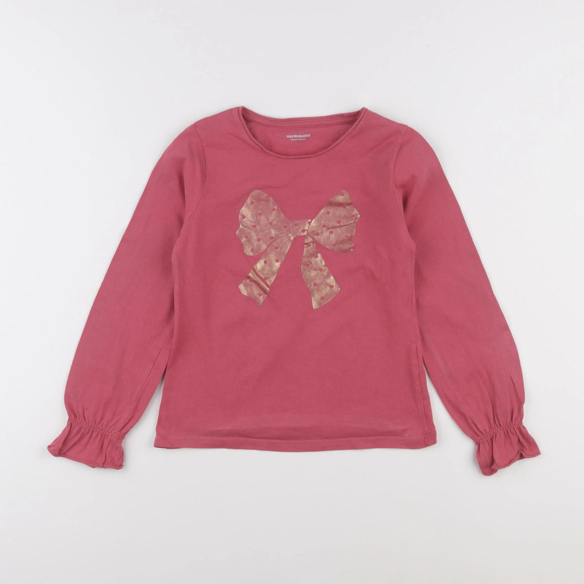 Vertbaudet - tee-shirt rose - 8 ans