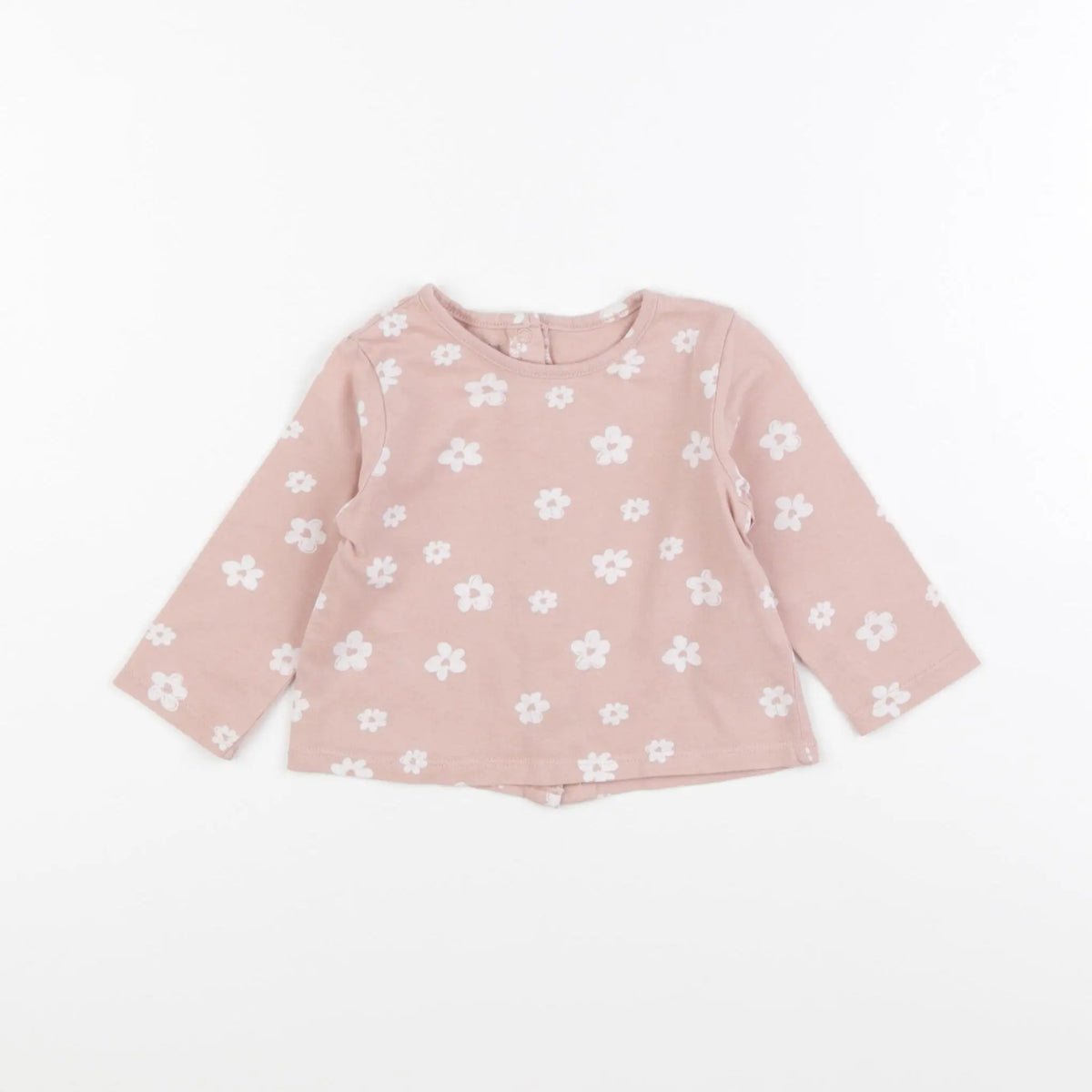 Vertbaudet - tee-shirt rose - 6 mois