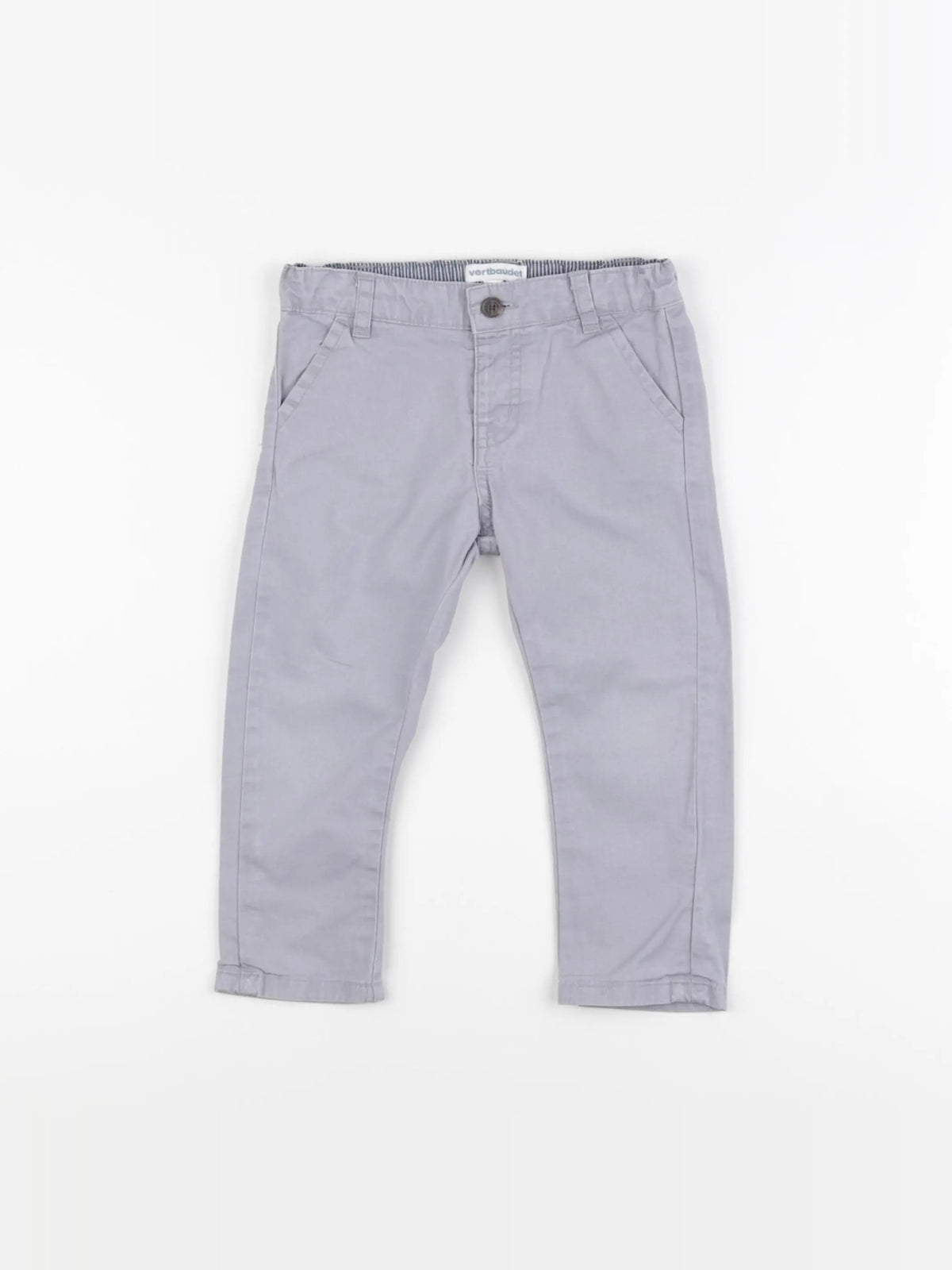 Vertbaudet - pantalon gris - 18 mois