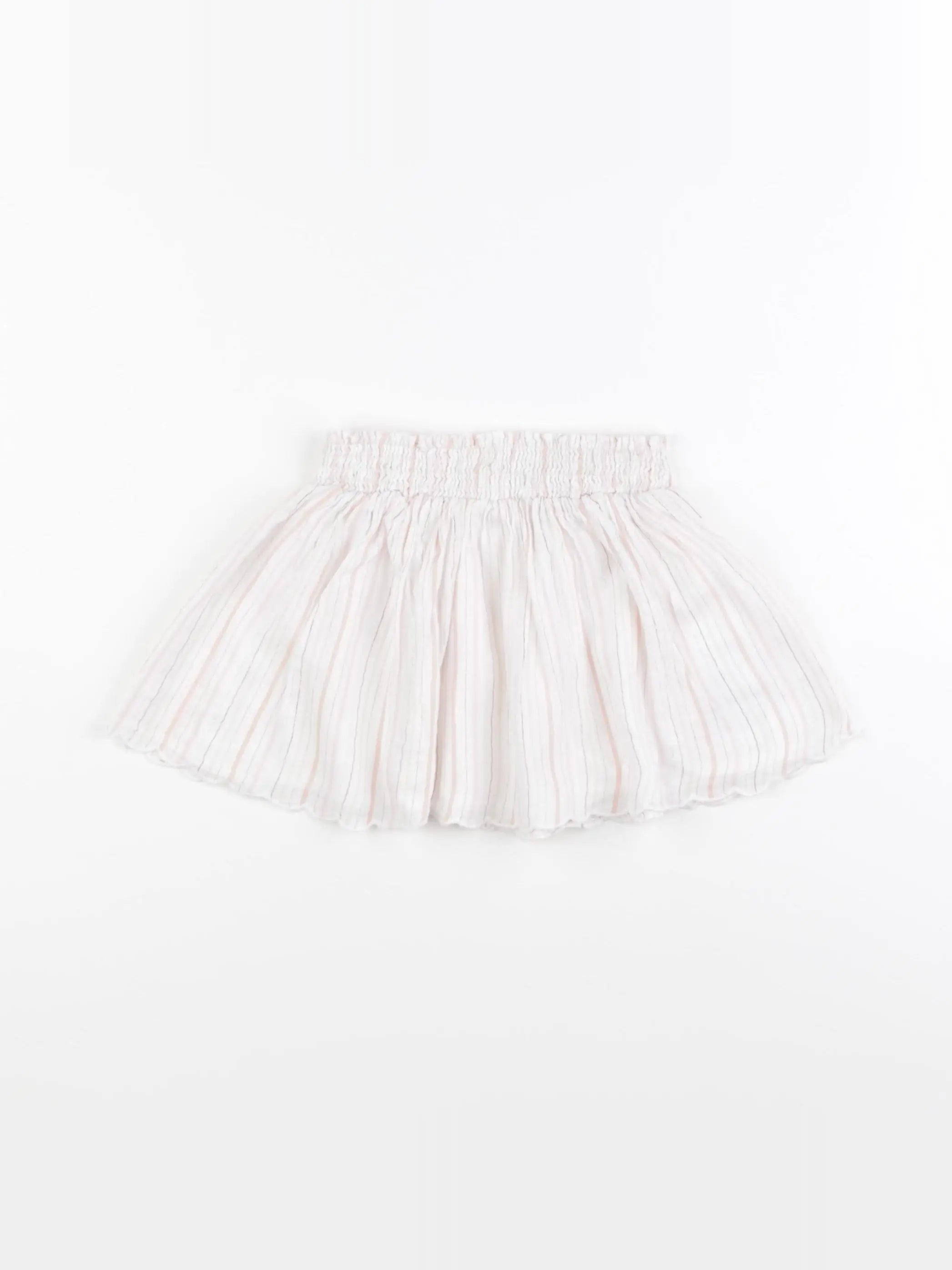Vertbaudet - jupe blanc, rose - 3 ans