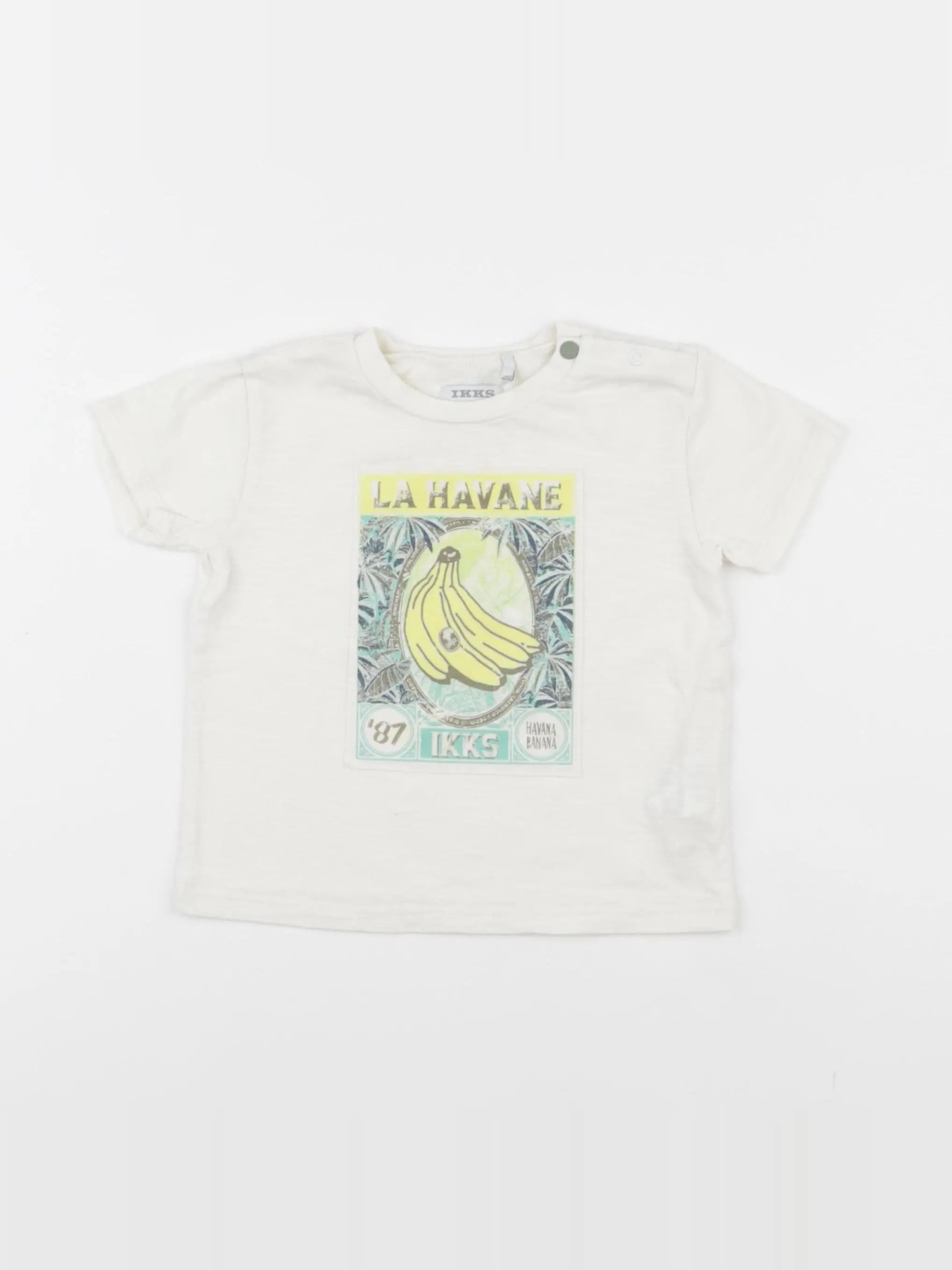 IKKS - tee-shirt beige - 12 mois