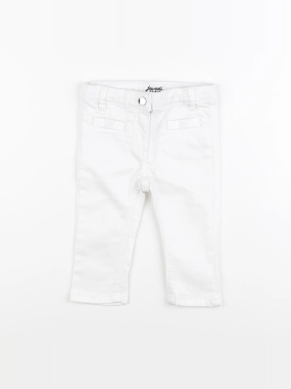Jacadi - pantalon blanc - 12 mois