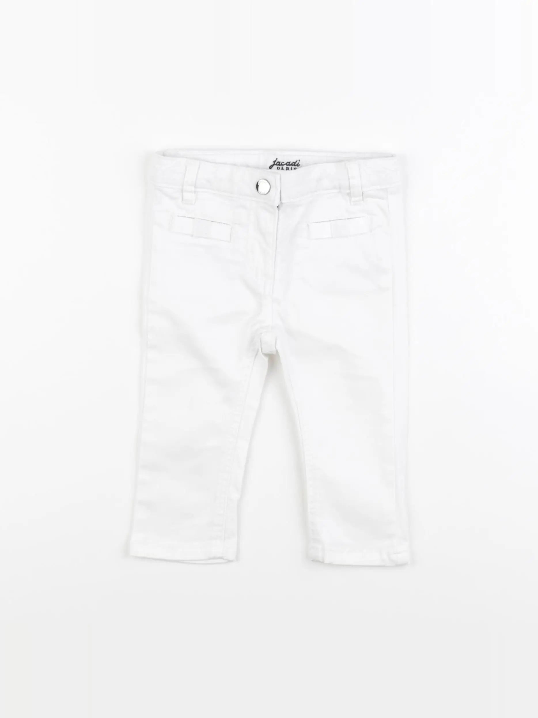 Jacadi - pantalon blanc - 12 mois