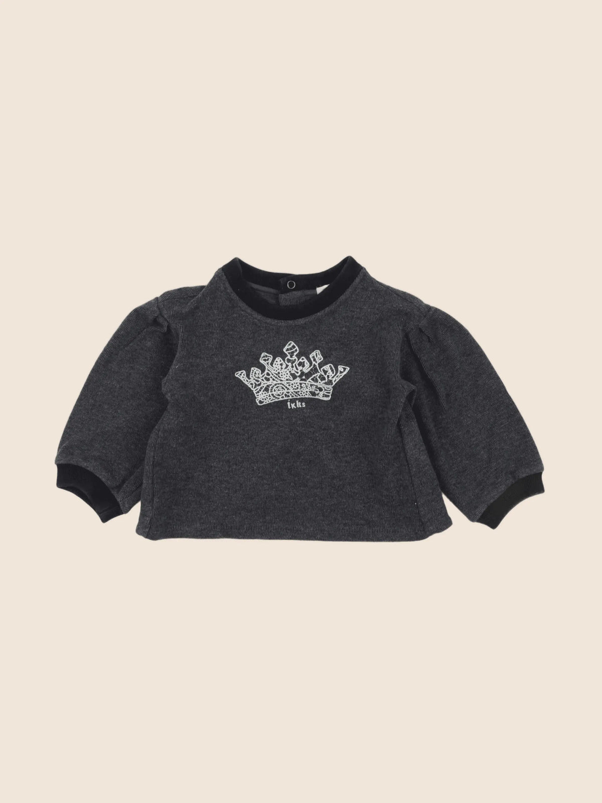 IKKS - sweat gris - 18 mois