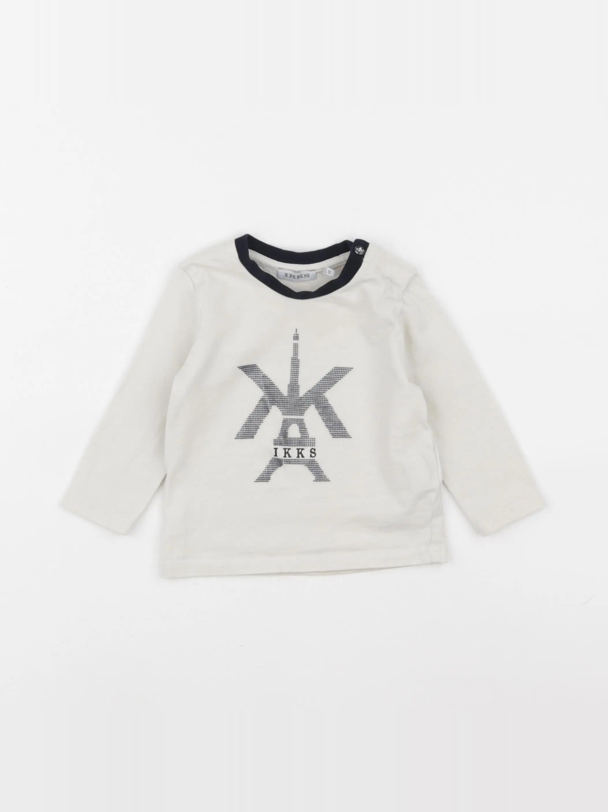 IKKS - tee-shirt blanc - 6 mois