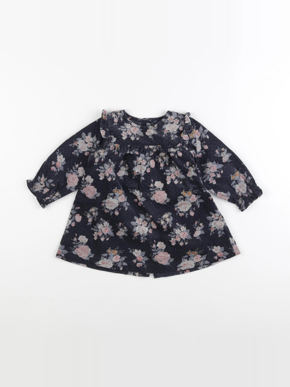Vertbaudet - robe bleu - 6 mois