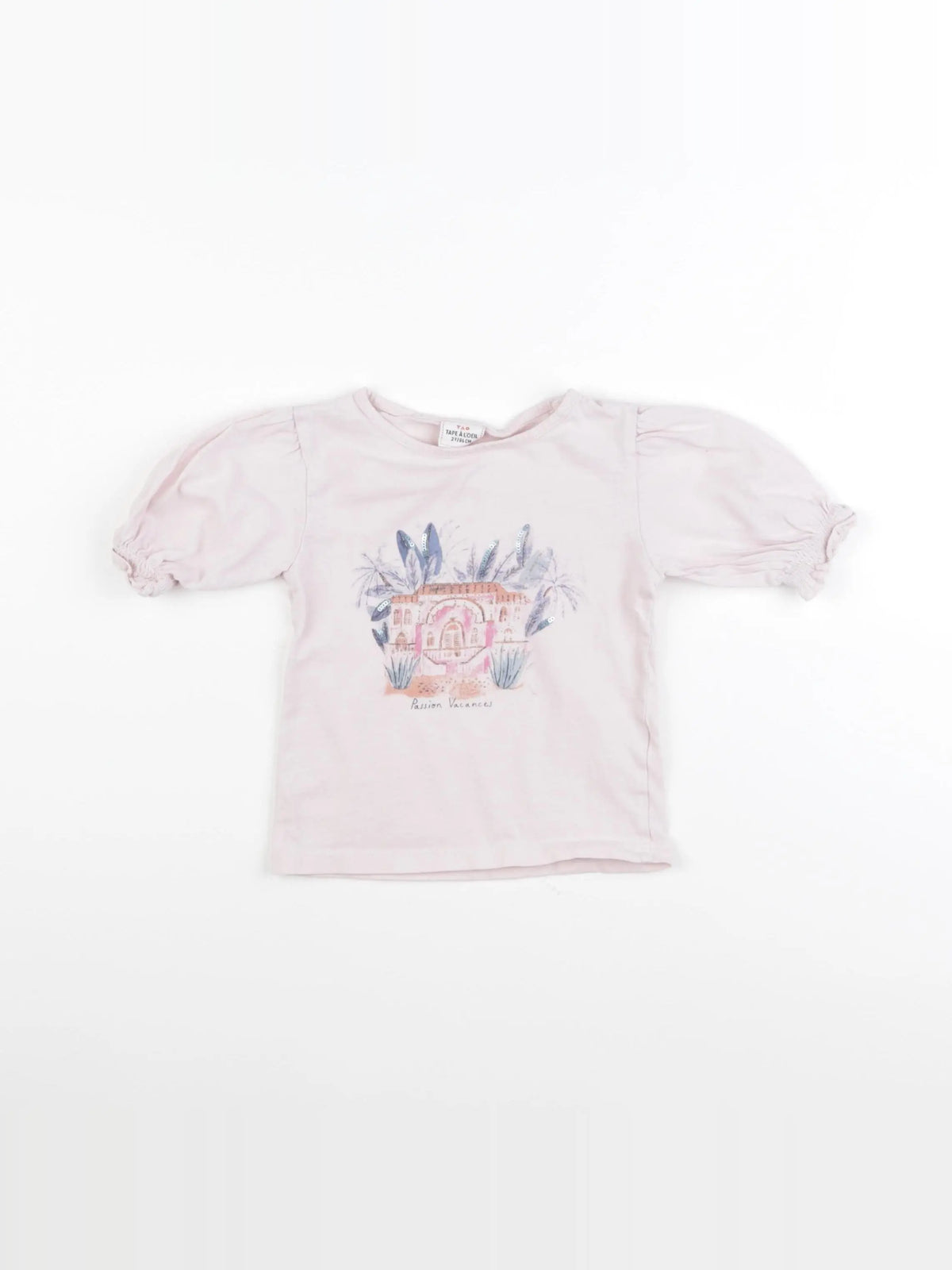 Tape à l'oeil - tee-shirt rose - 2 ans